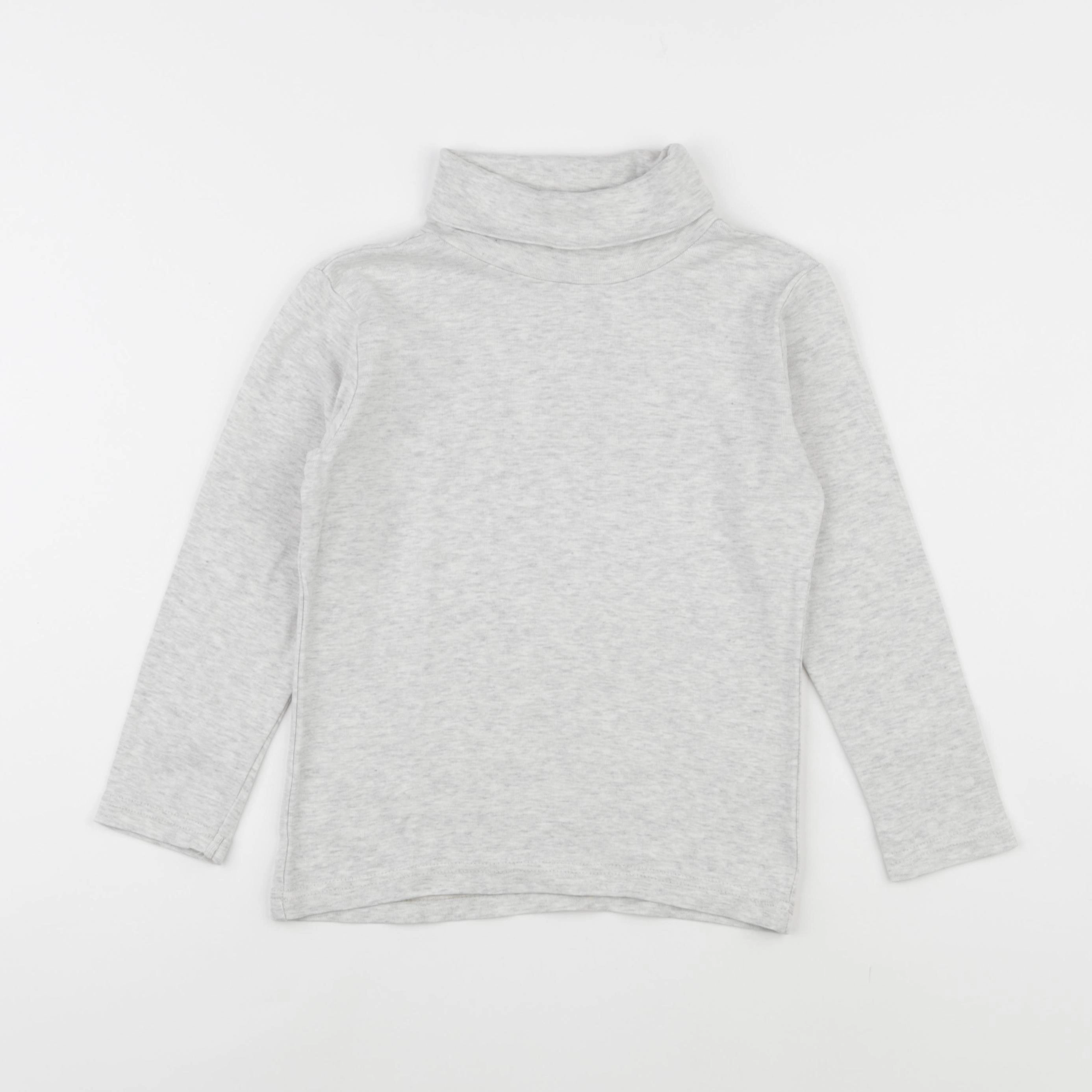 Vertbaudet - sous-pull gris - 8 ans