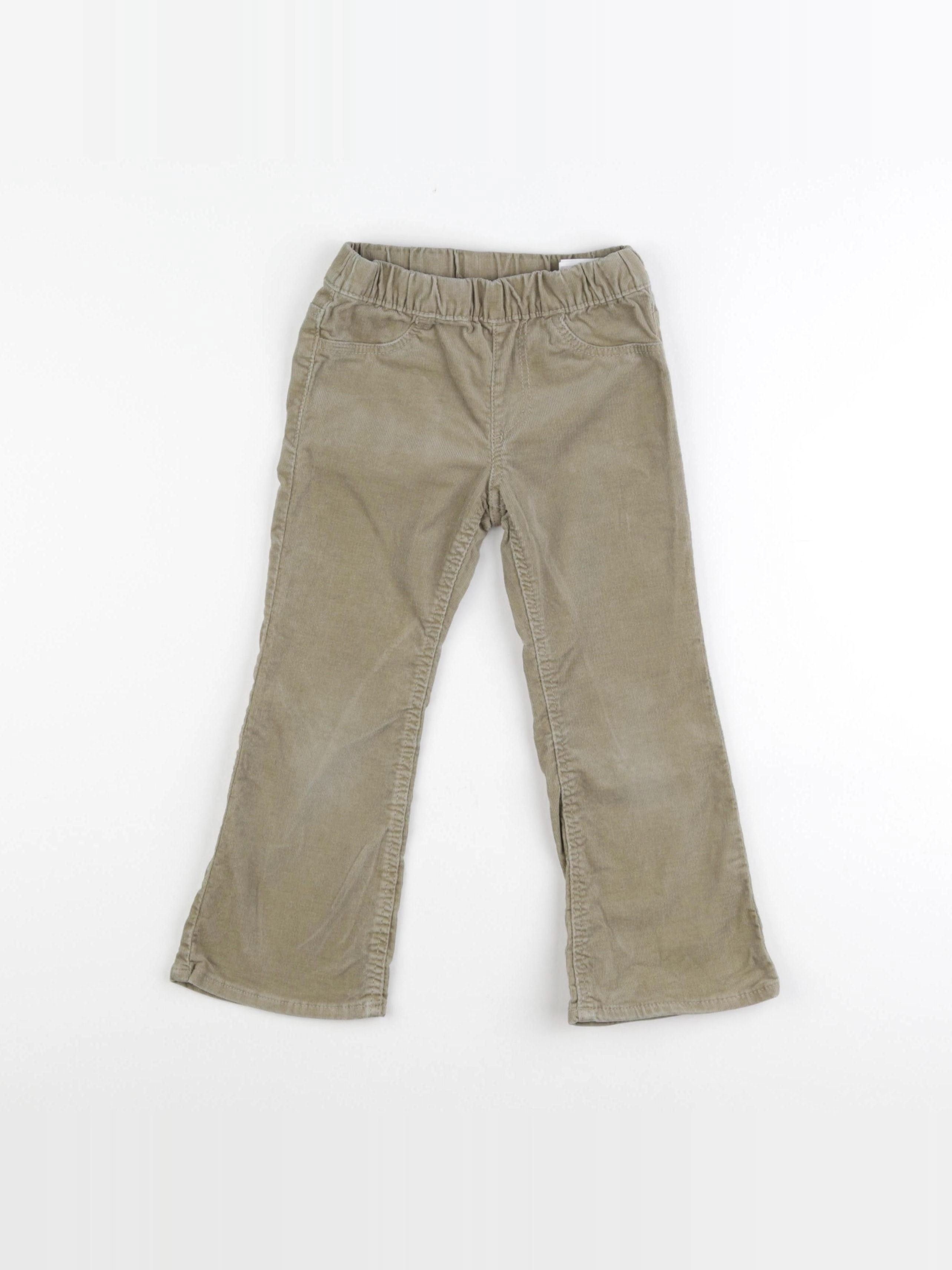 H&M - pantalon vert - 3/4 ans