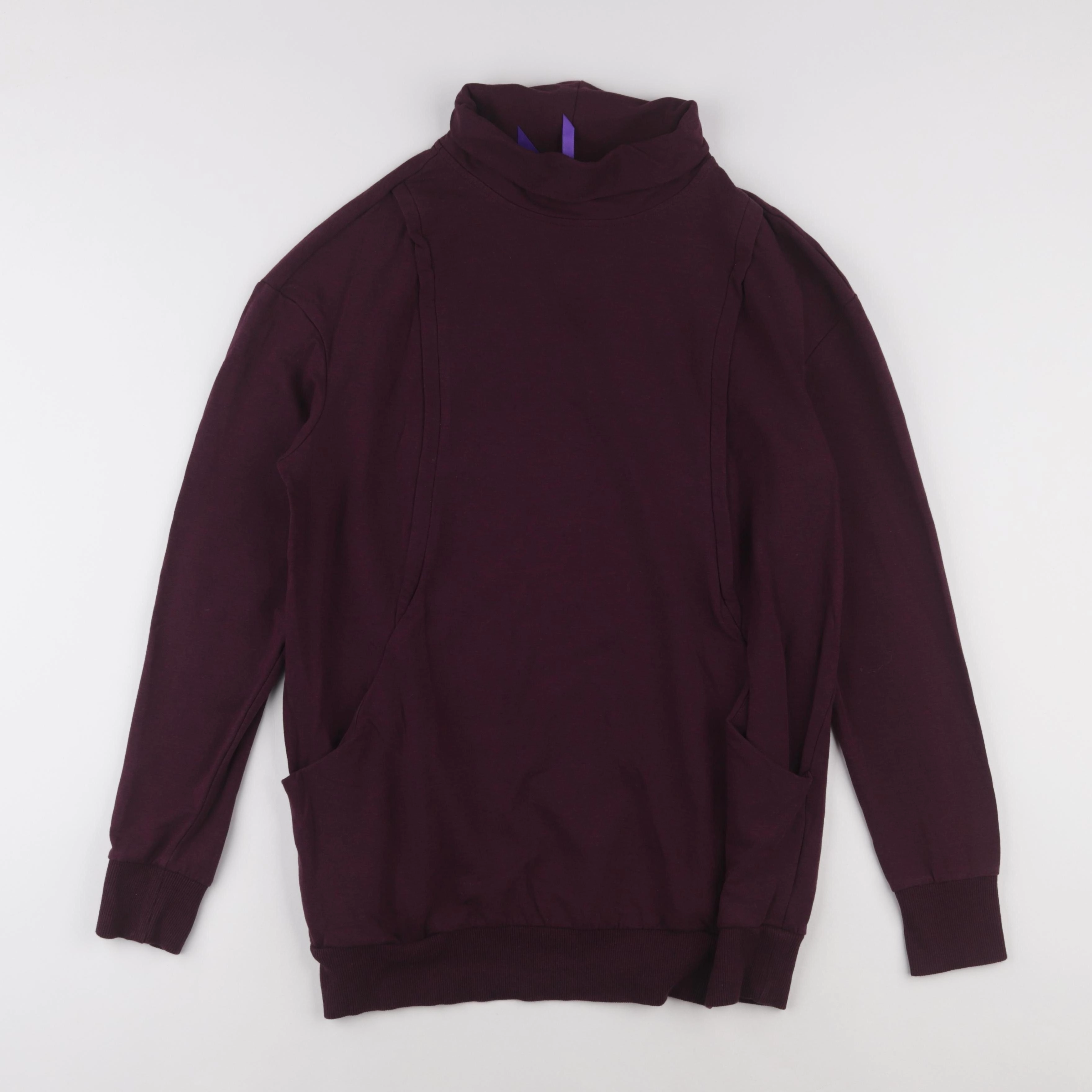 Seraphine - sweat allaitement, grossesse violet - s