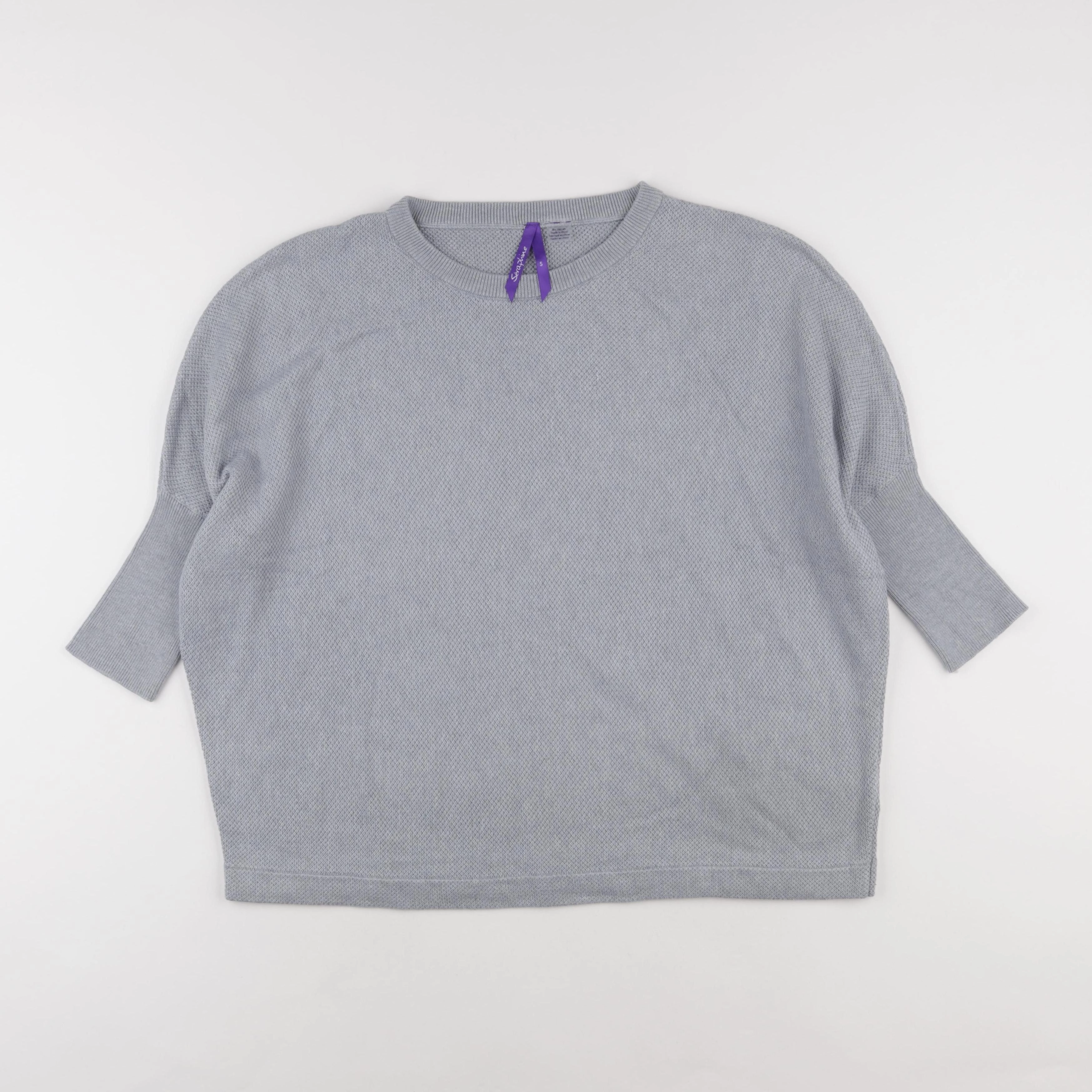 Seraphine - pull grossesse bleu - s