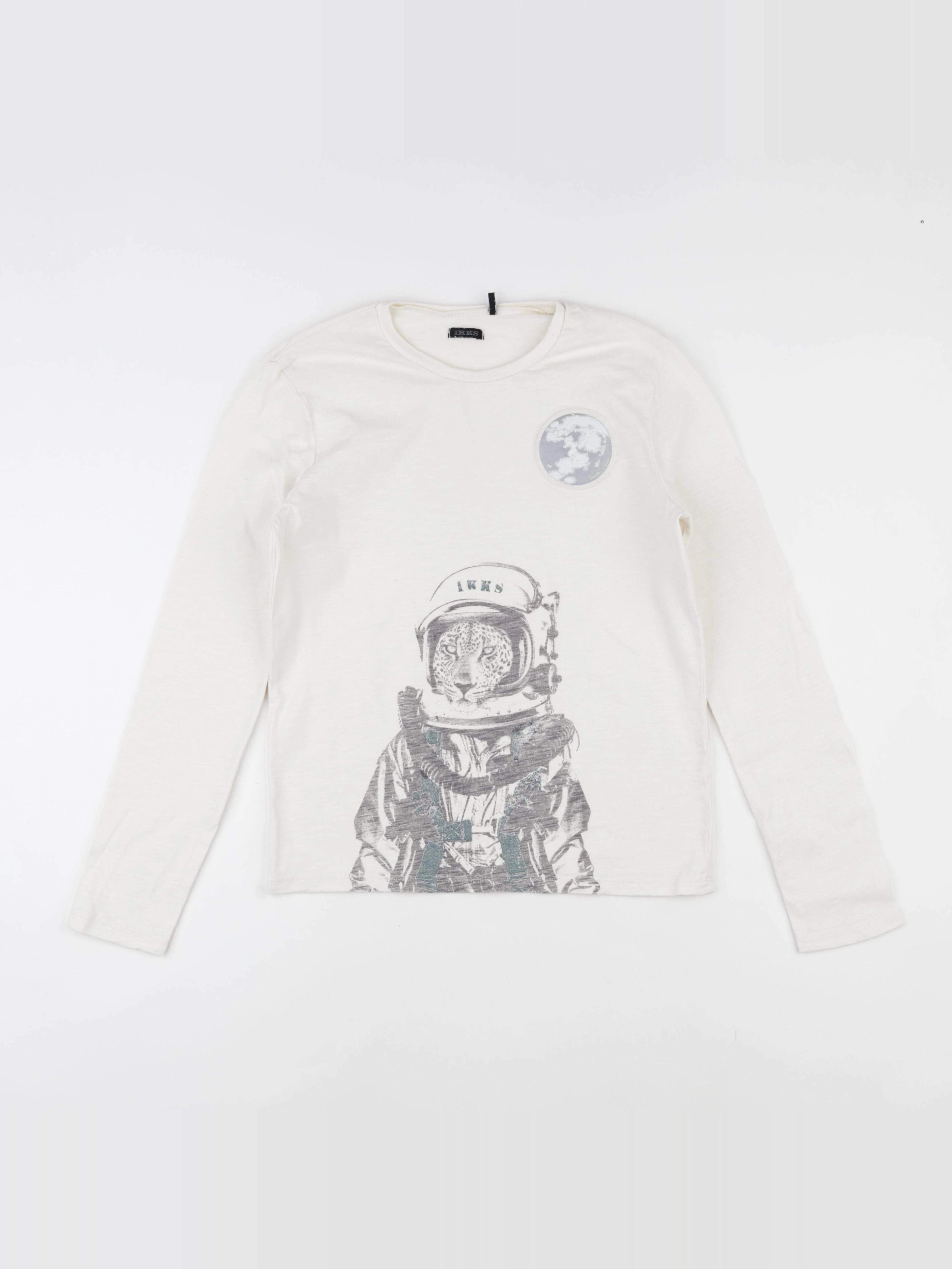 IKKS - tee-shirt beige - 12 ans