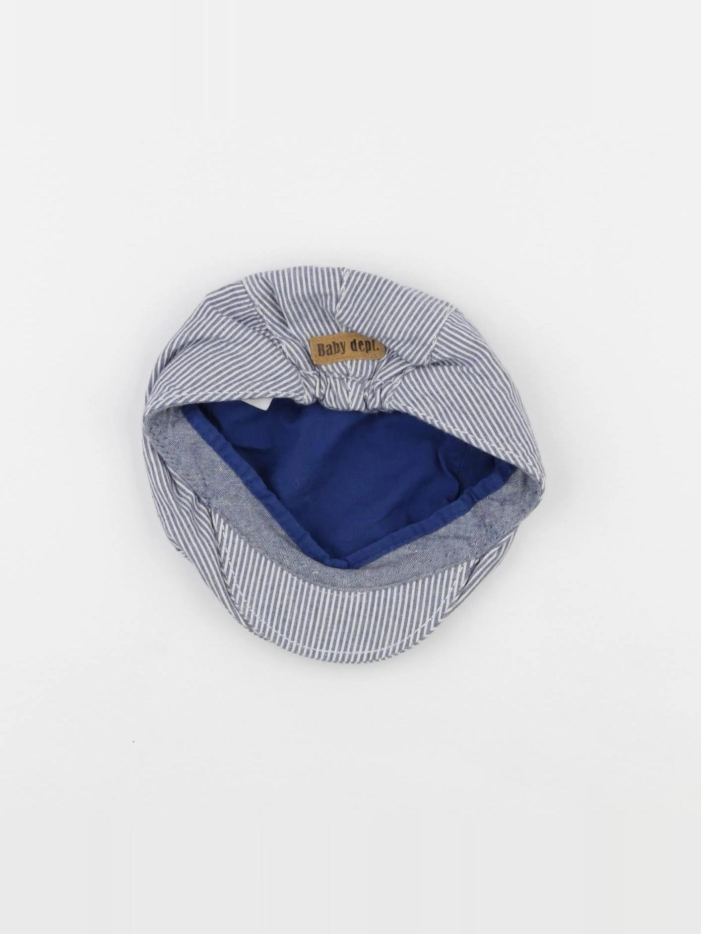 H&M - casquette bleu - 12/18 mois