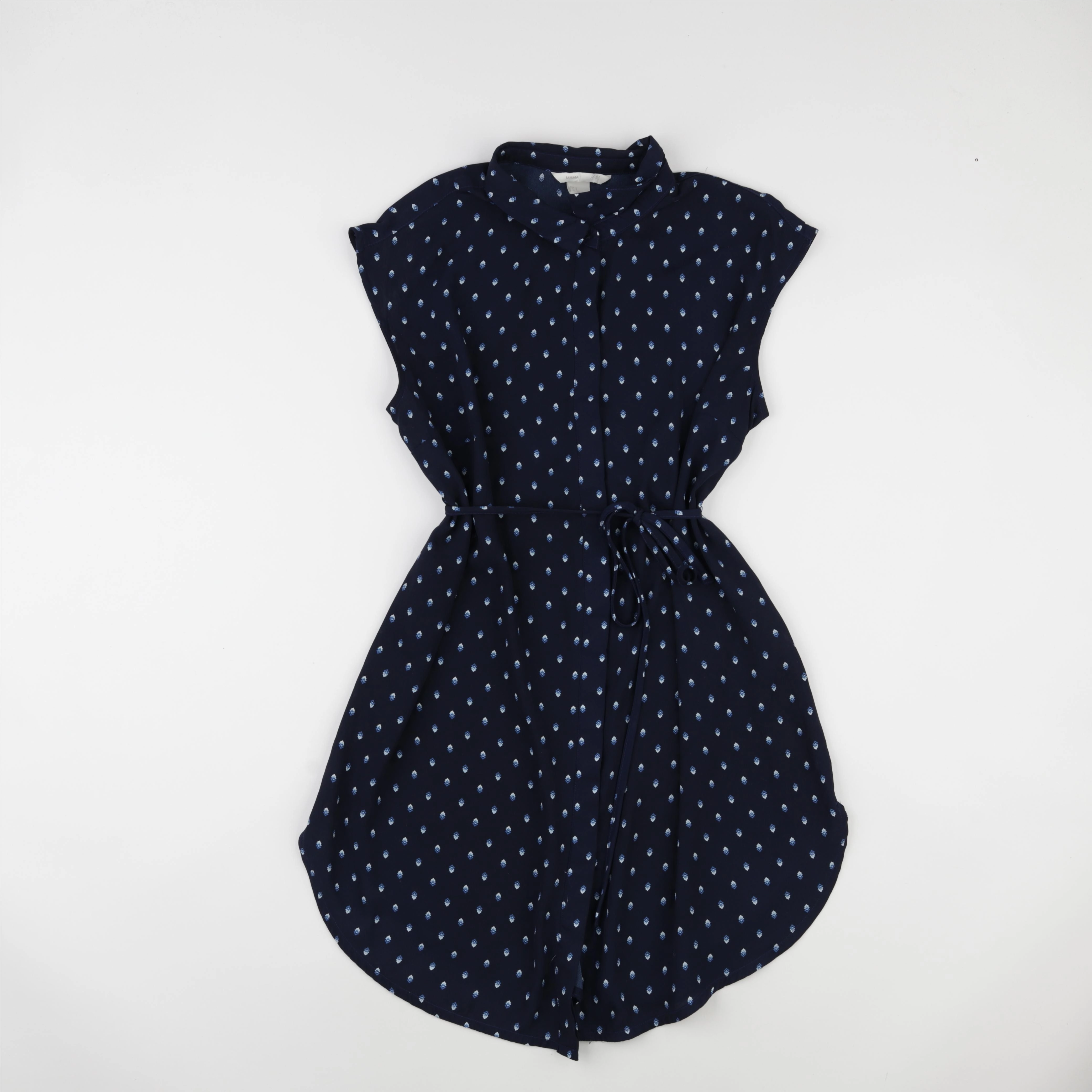 H&M - robe grossesse bleu - s
