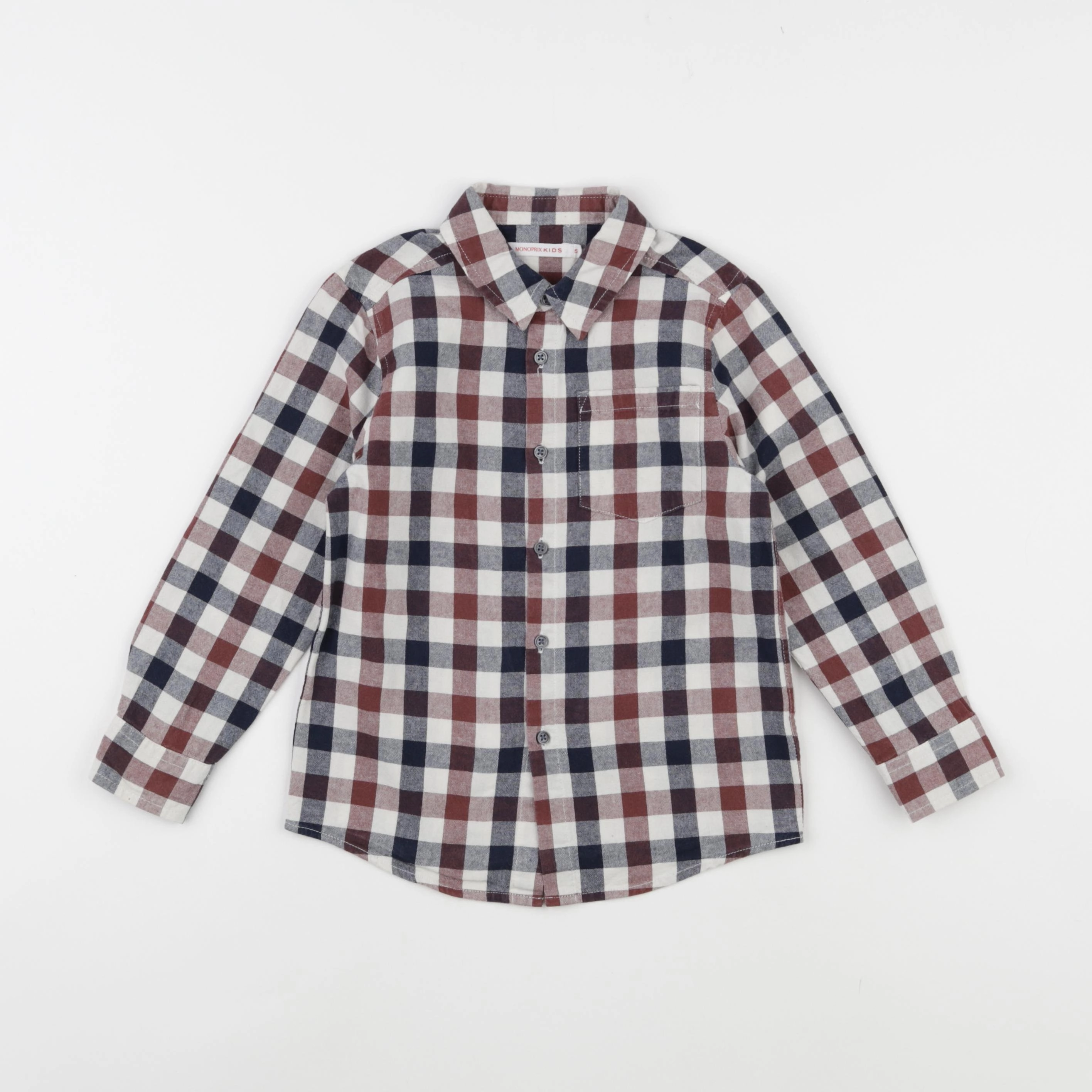 Monoprix - chemise marron - 5 ans