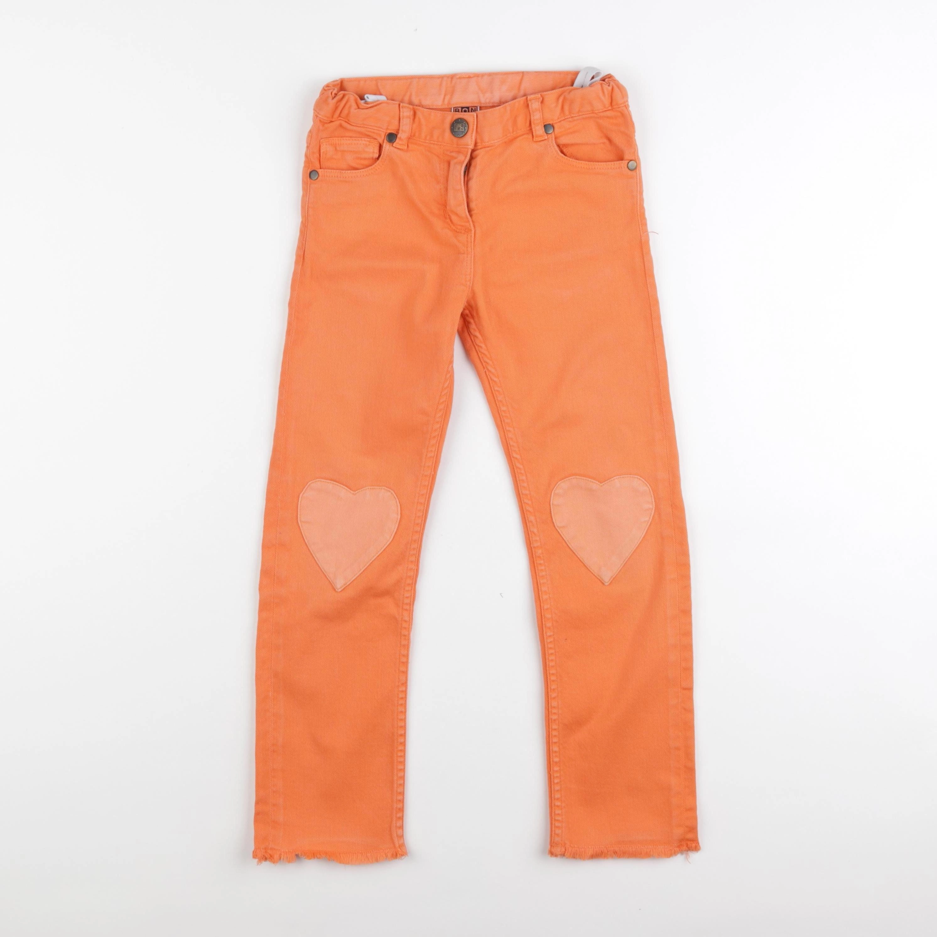 Bonton - jean orange - 6 ans