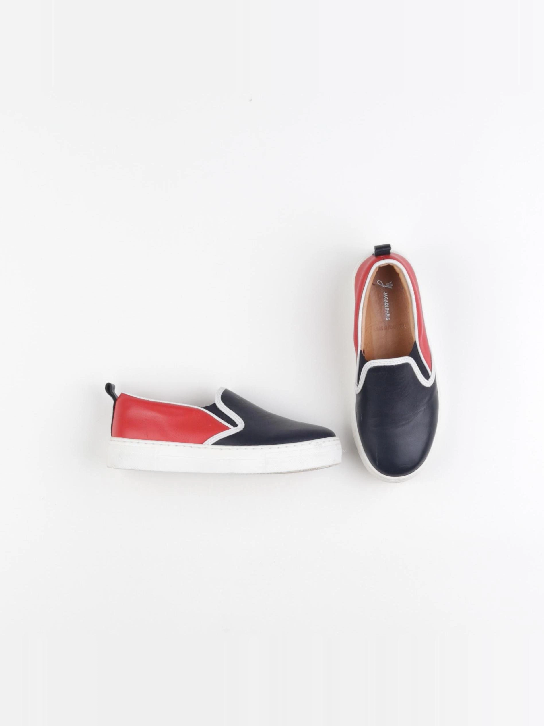Jacadi - tennis élastiqué bleu - pointure 32