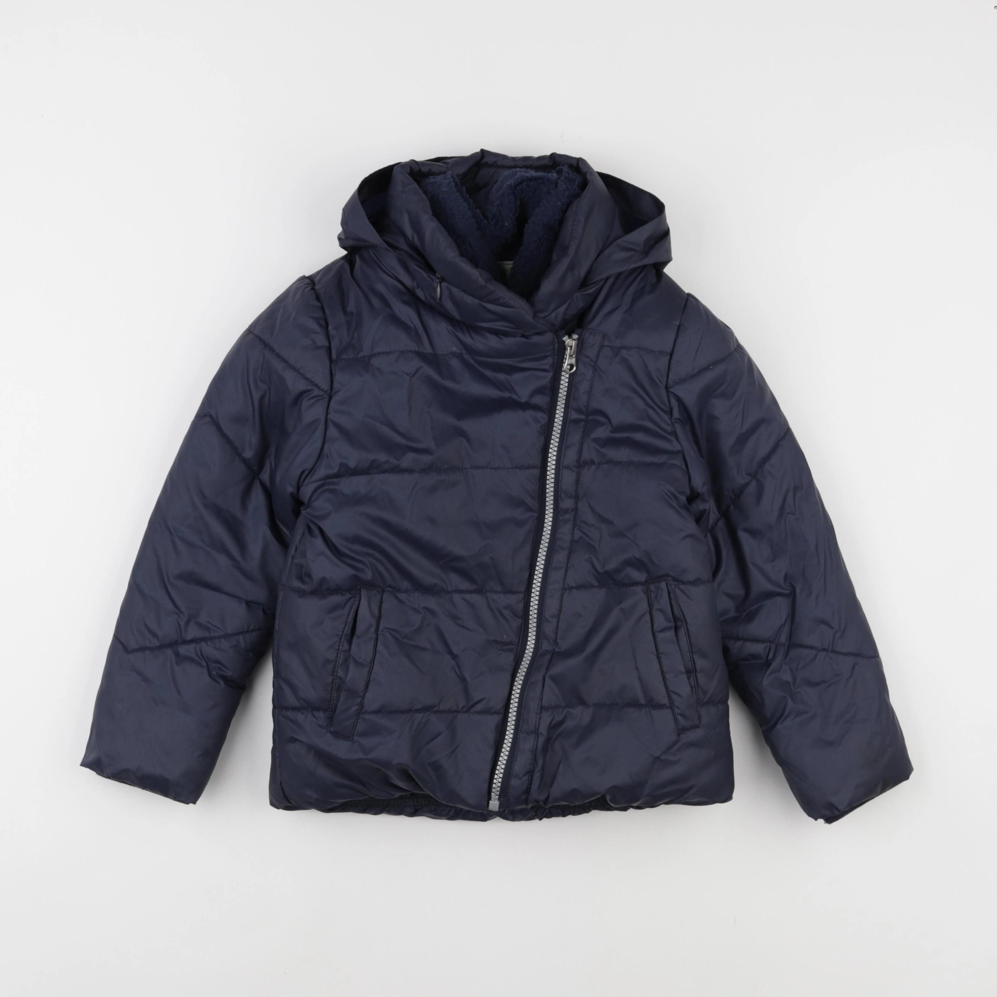 Vertbaudet - doudoune bleu - 6 ans