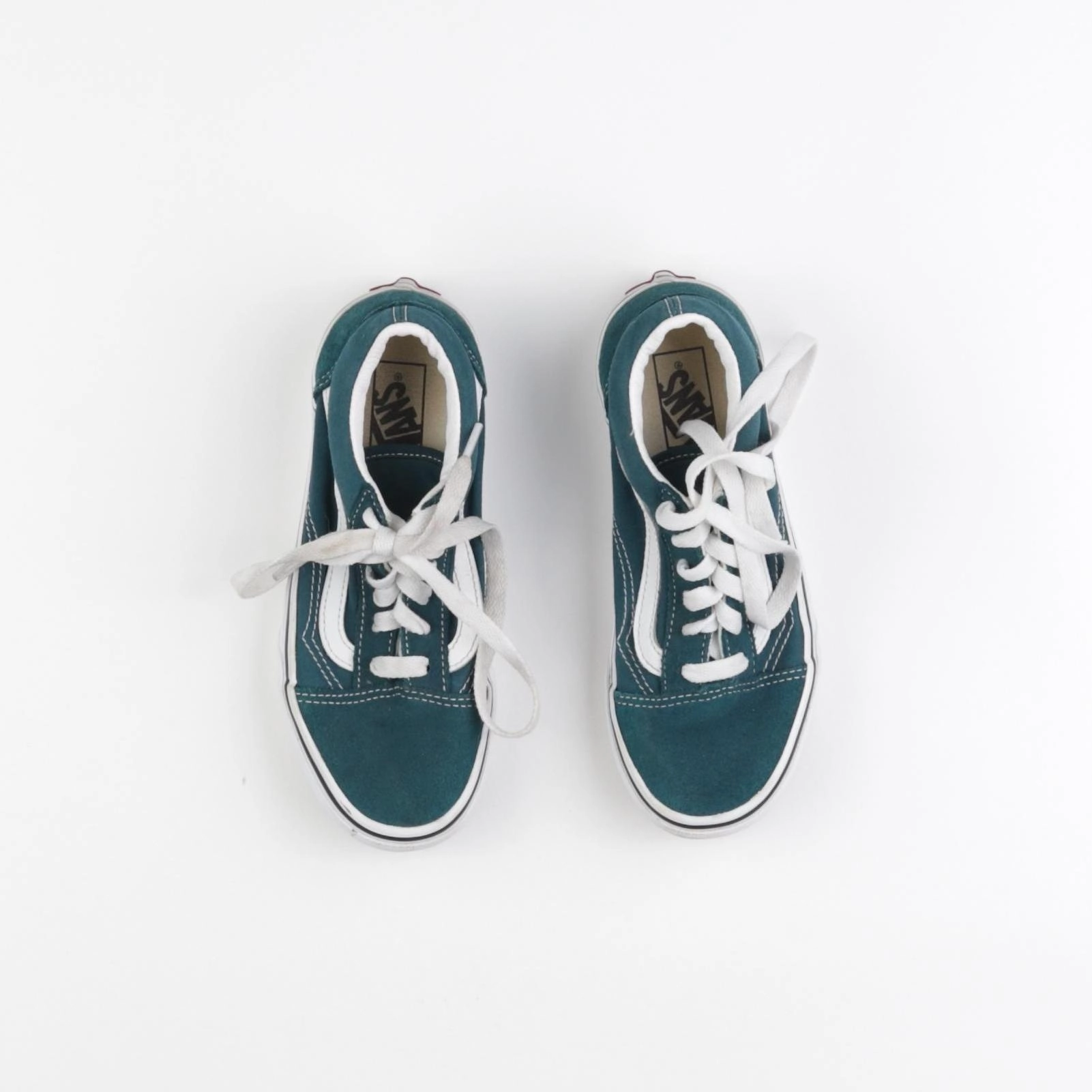 Vans - tennis à scratch/ lacets vert - pointure 32