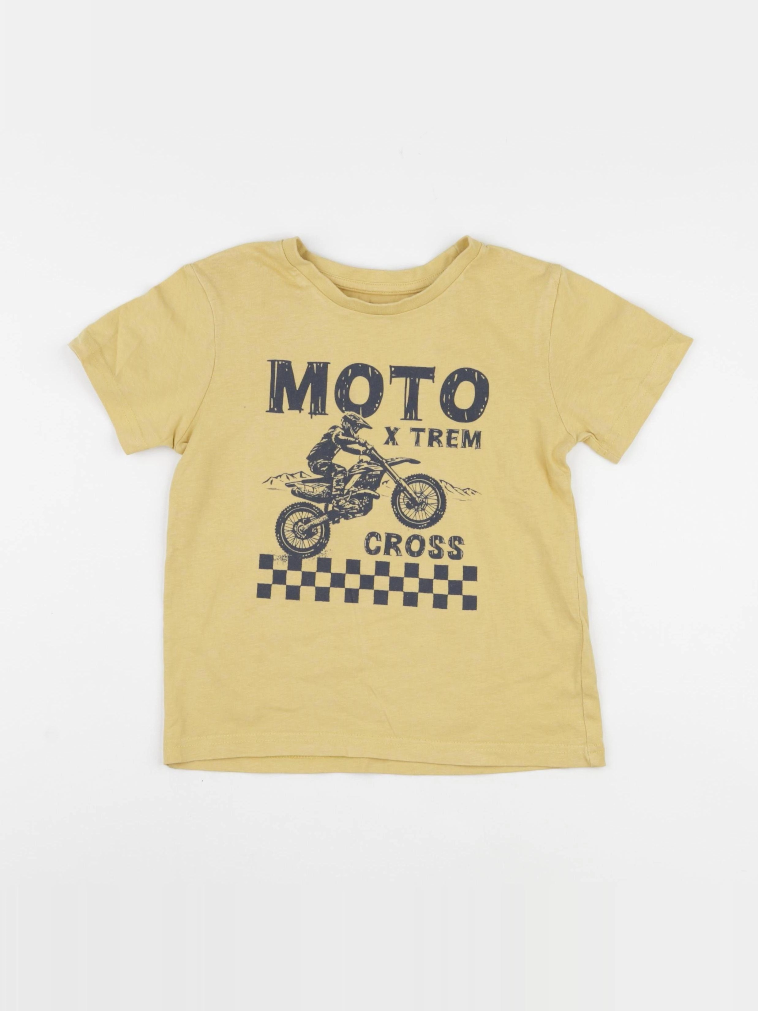 Vertbaudet - tee-shirt jaune - 6 ans
