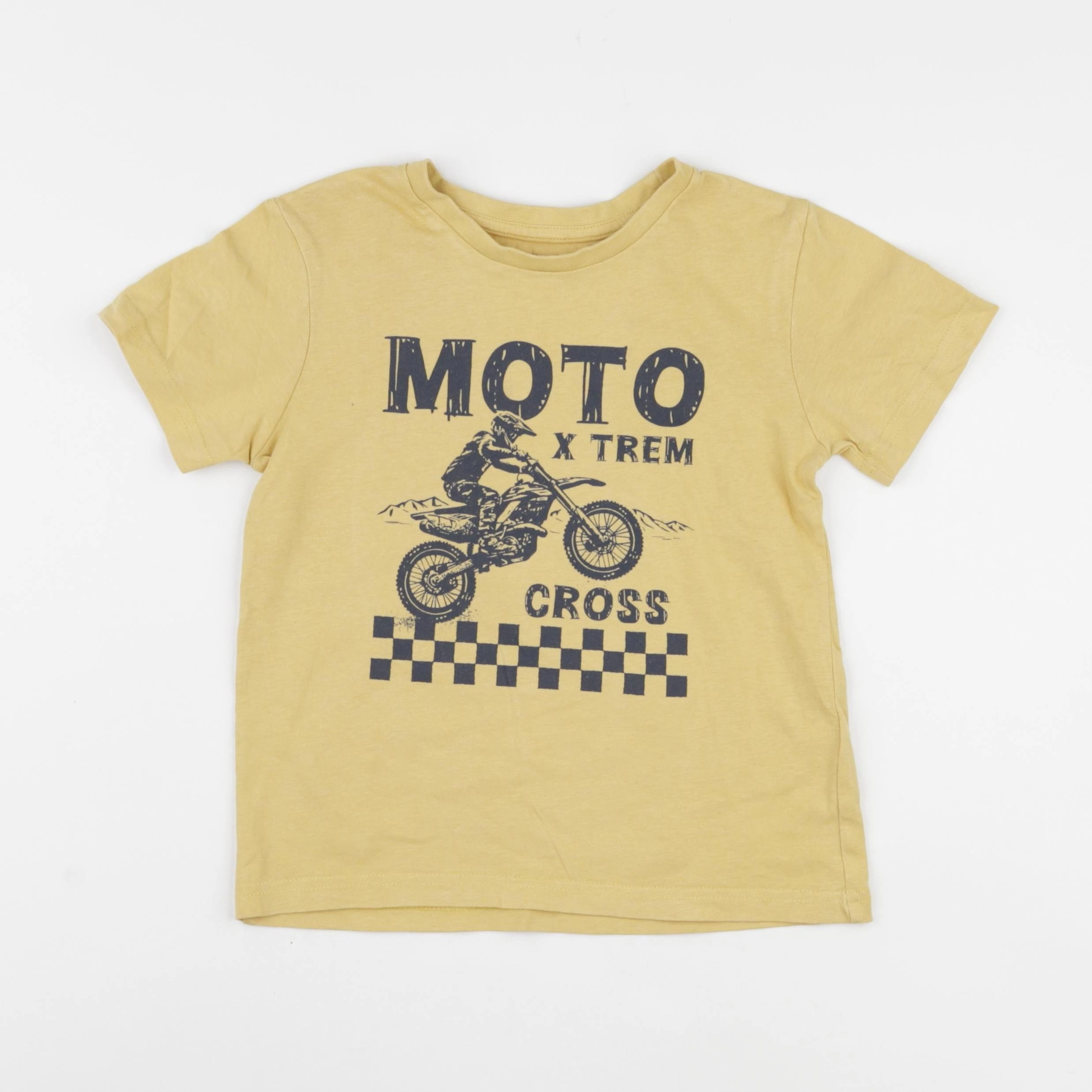 Vertbaudet - tee-shirt jaune - 6 ans