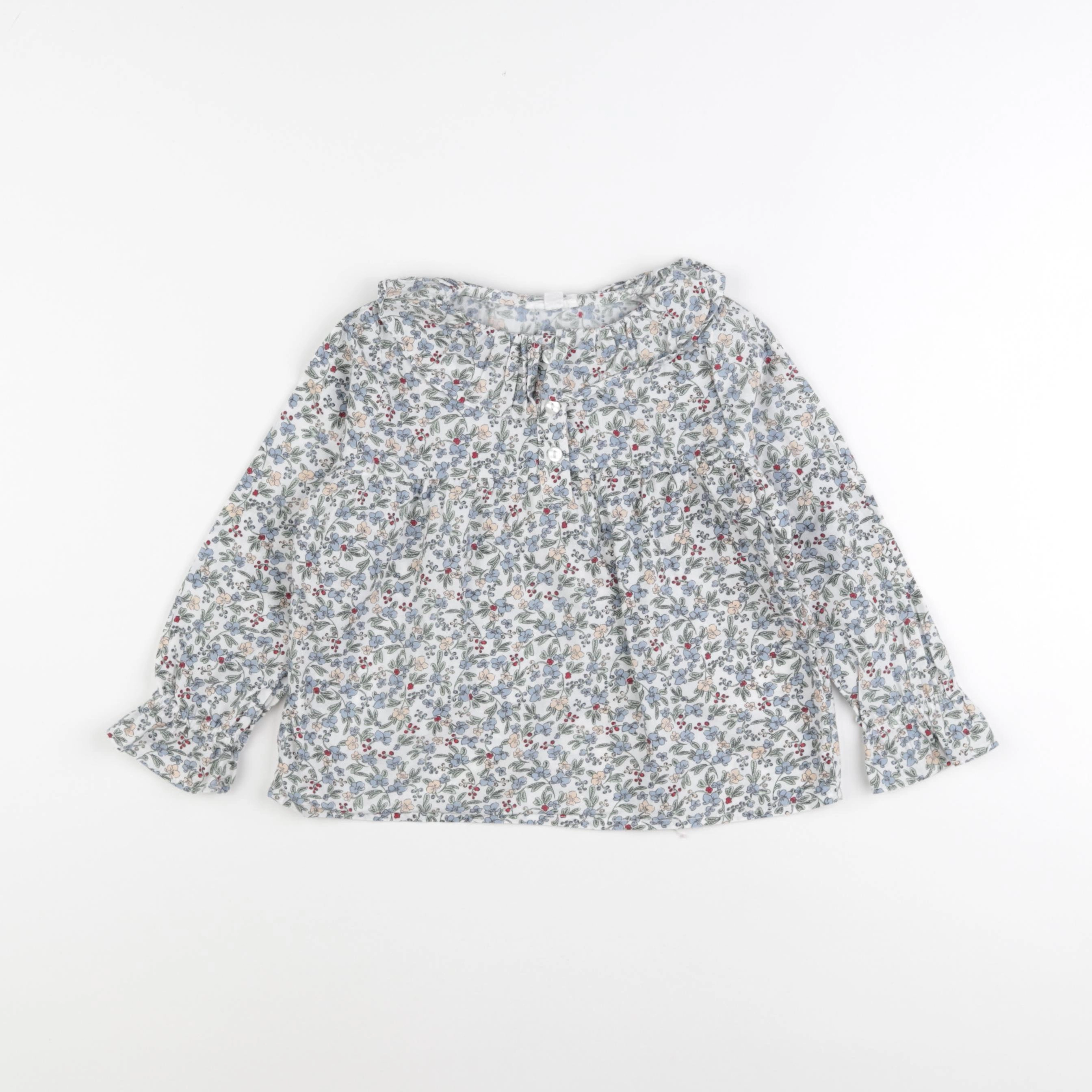 Vertbaudet - blouse multicolore - 4 ans