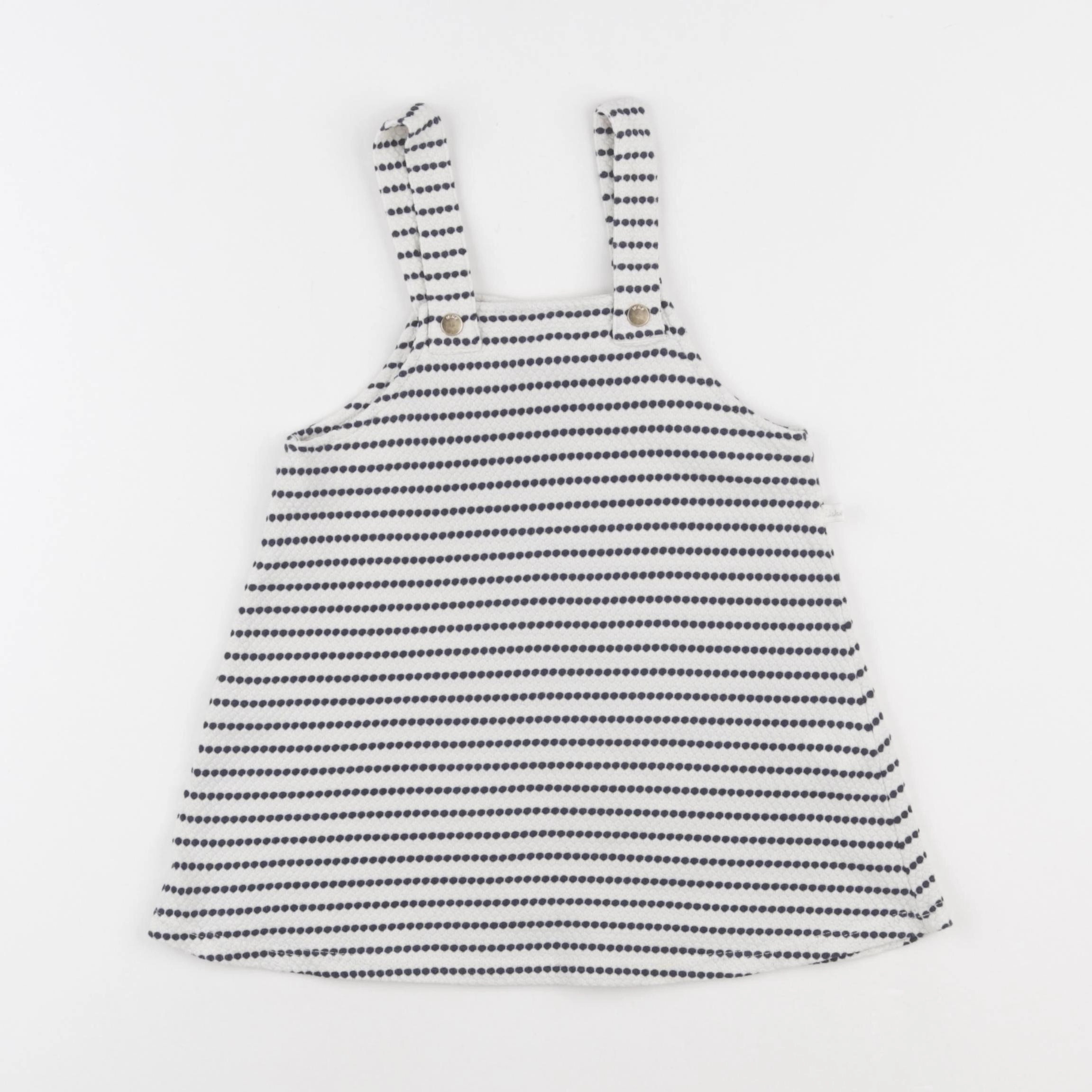 IKKS - robe blanc, bleu - 18 mois