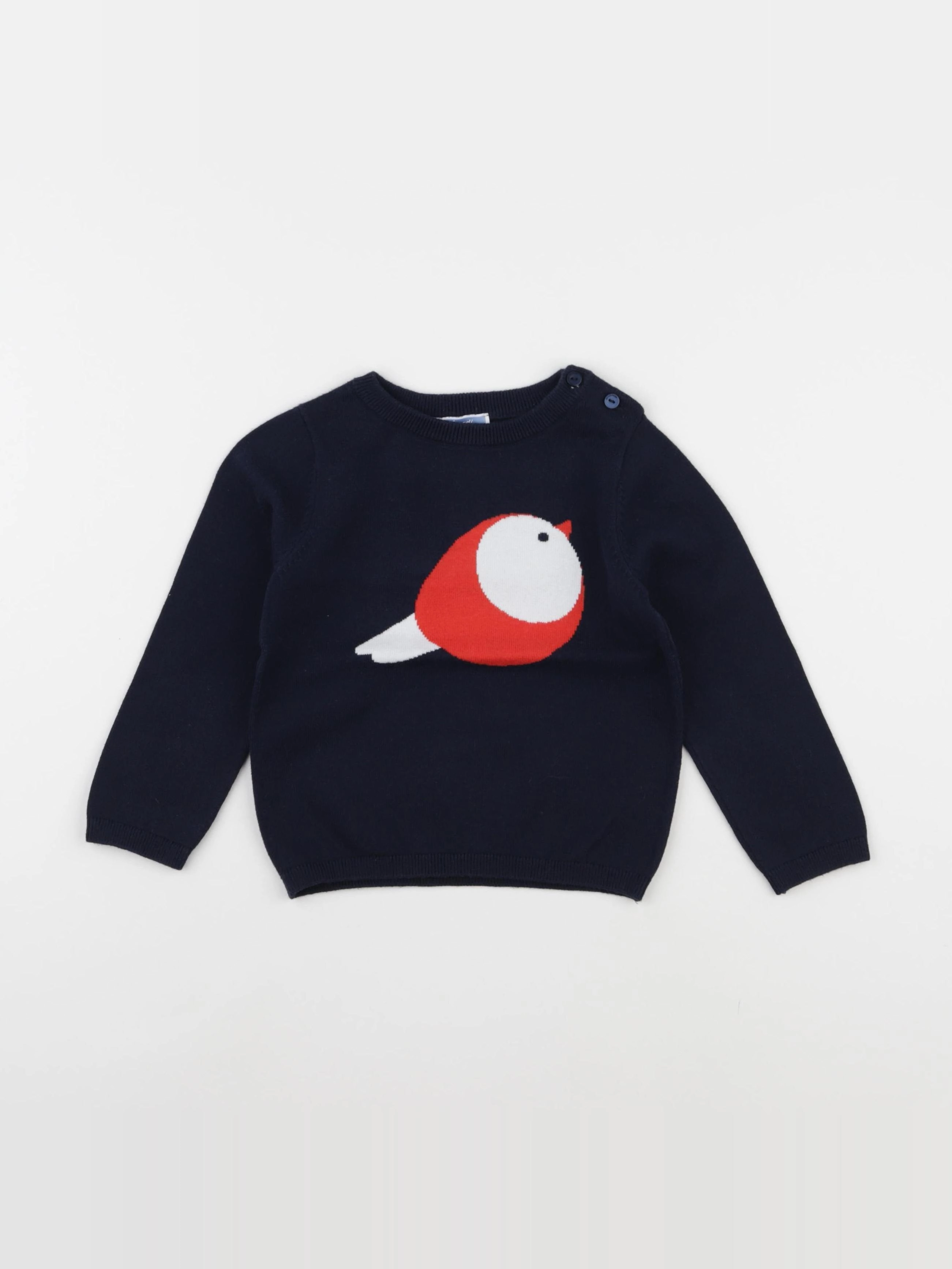 Jacadi - pull bleu - 36 mois