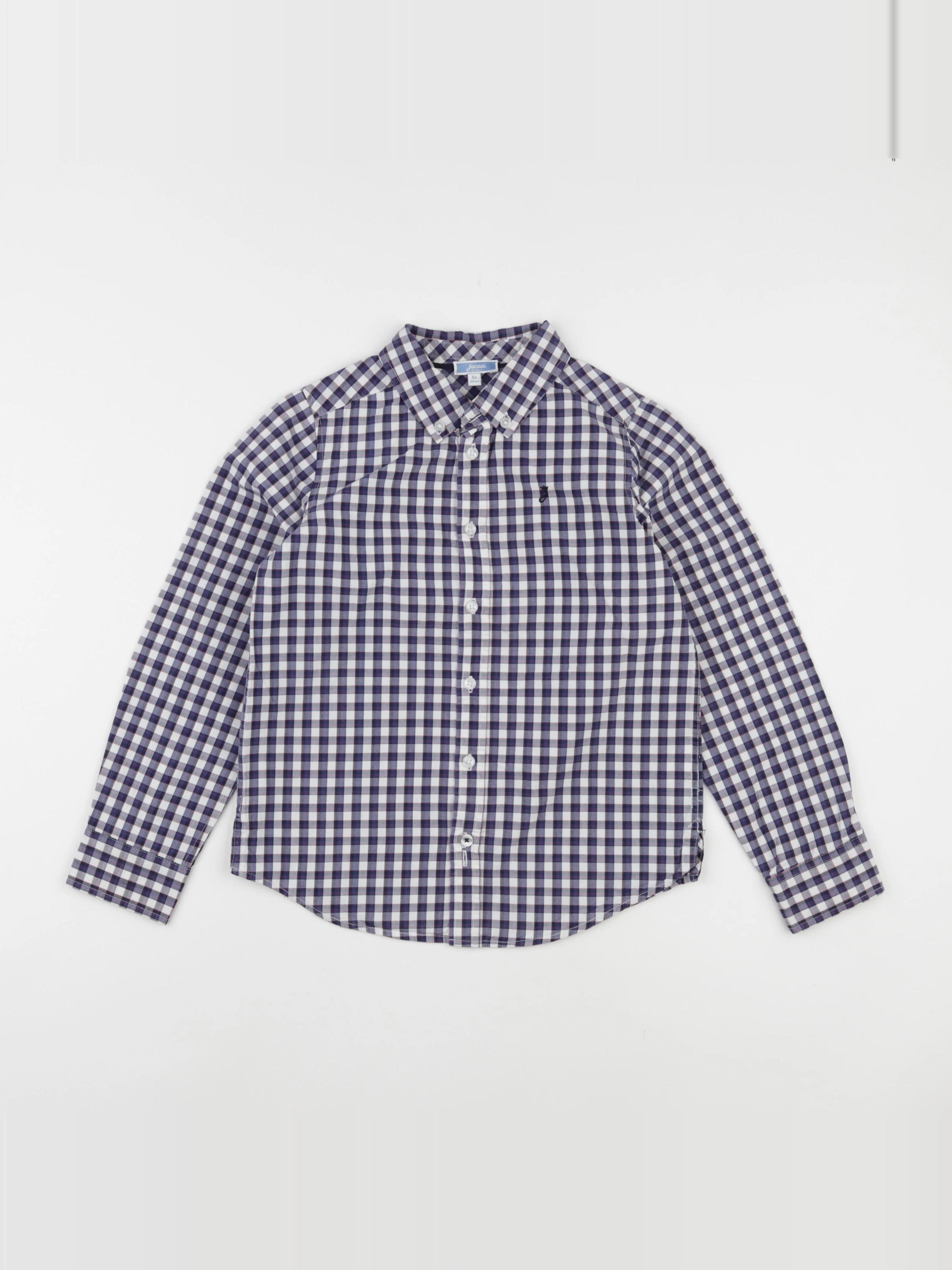 Jacadi - chemise blanc, bleu - 8 ans
