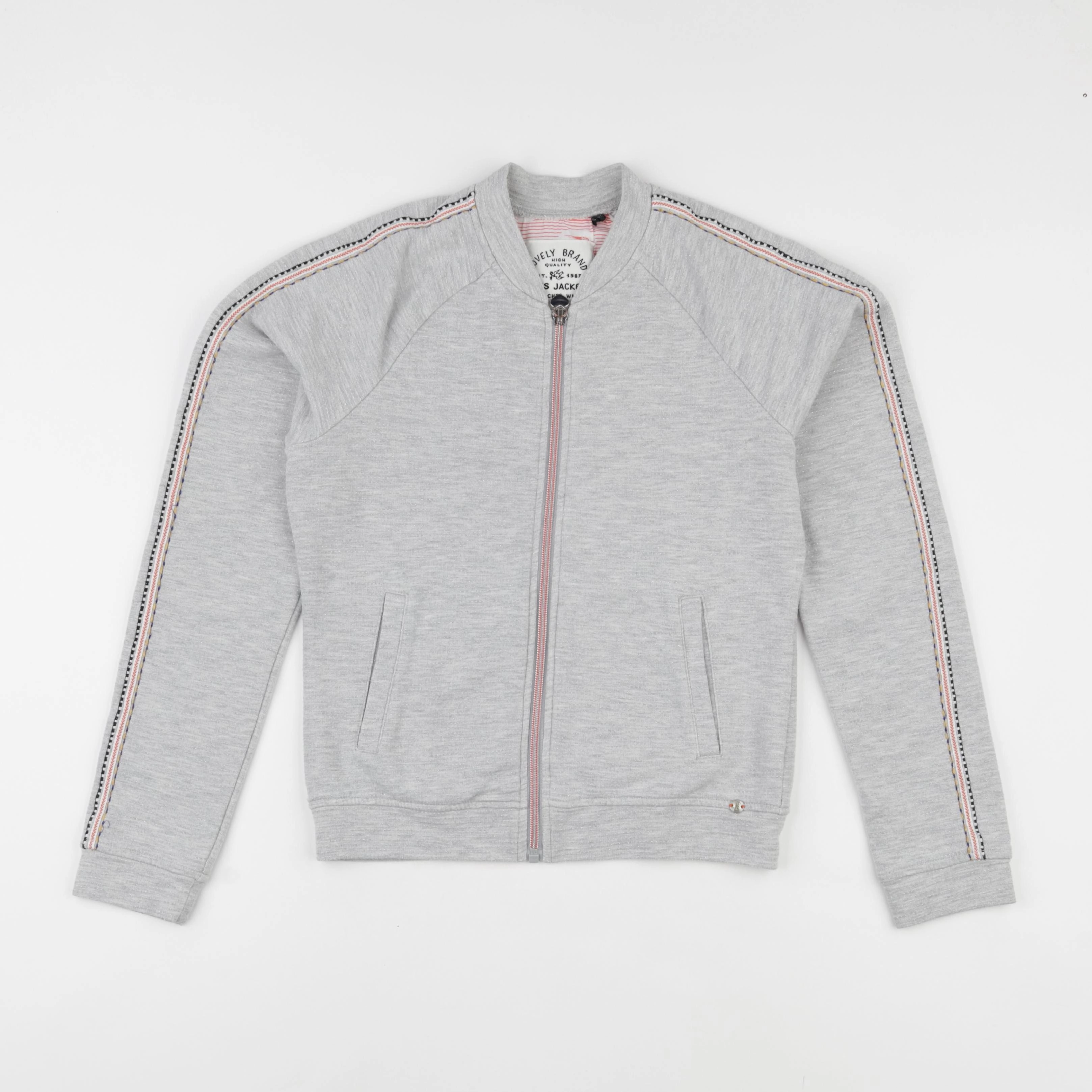 IKKS - sweat gris, argent - 12 ans