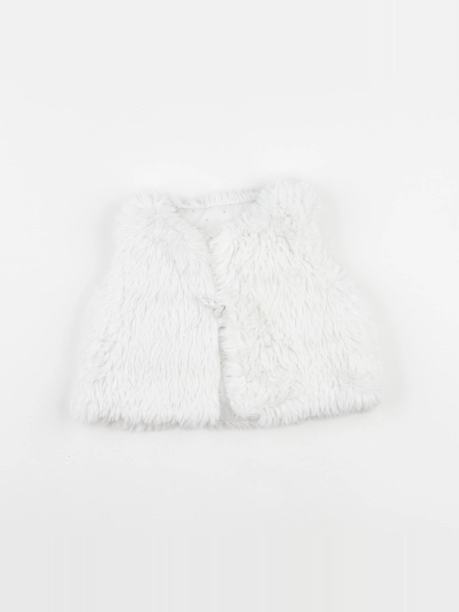 Jacadi - gilet blanc - 6 mois