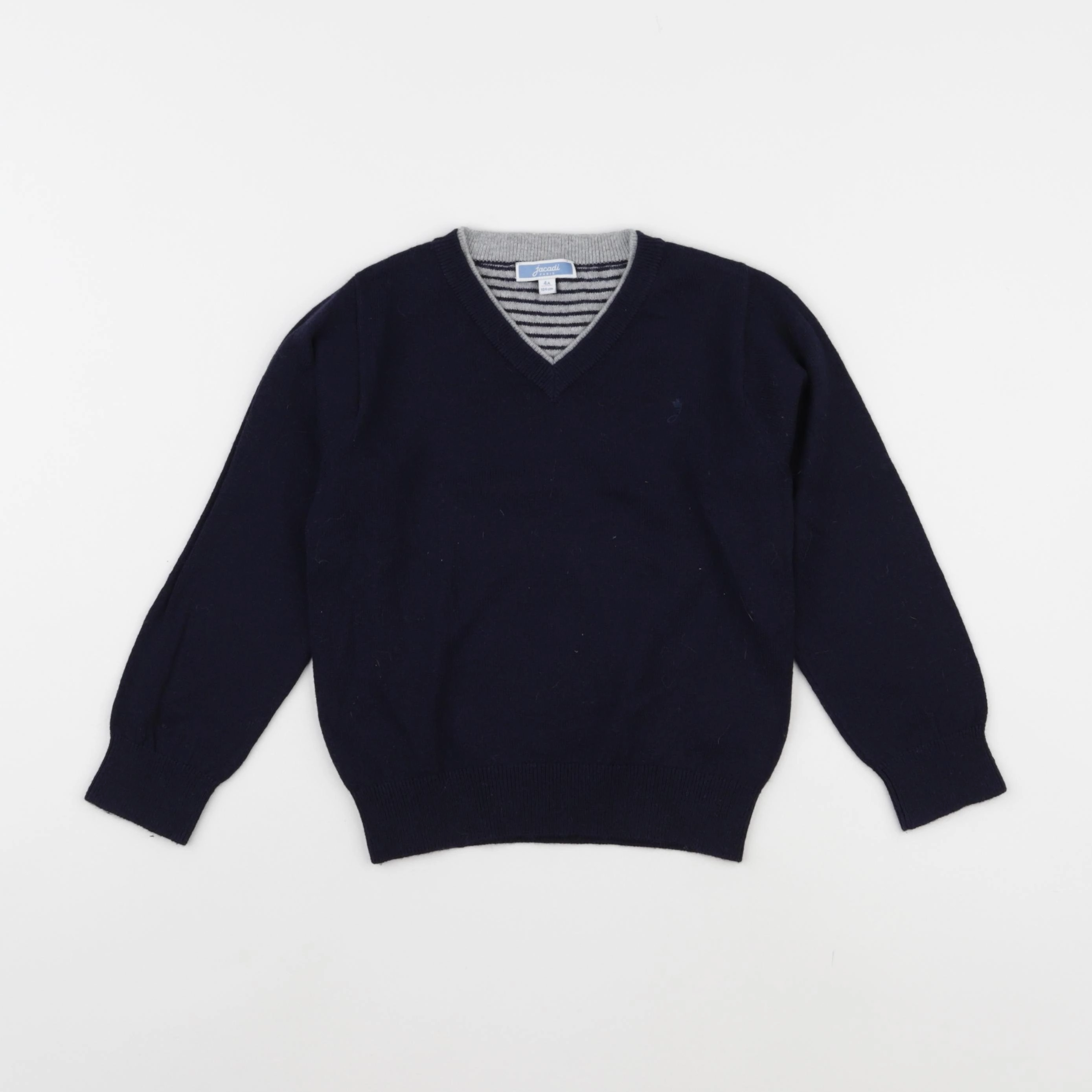 Jacadi - pull bleu - 4 ans