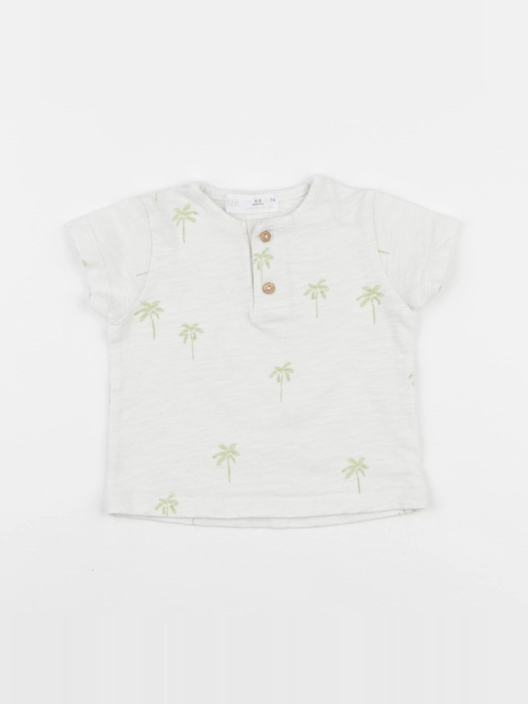 Zara - tee-shirt multicolore - 6/9 mois