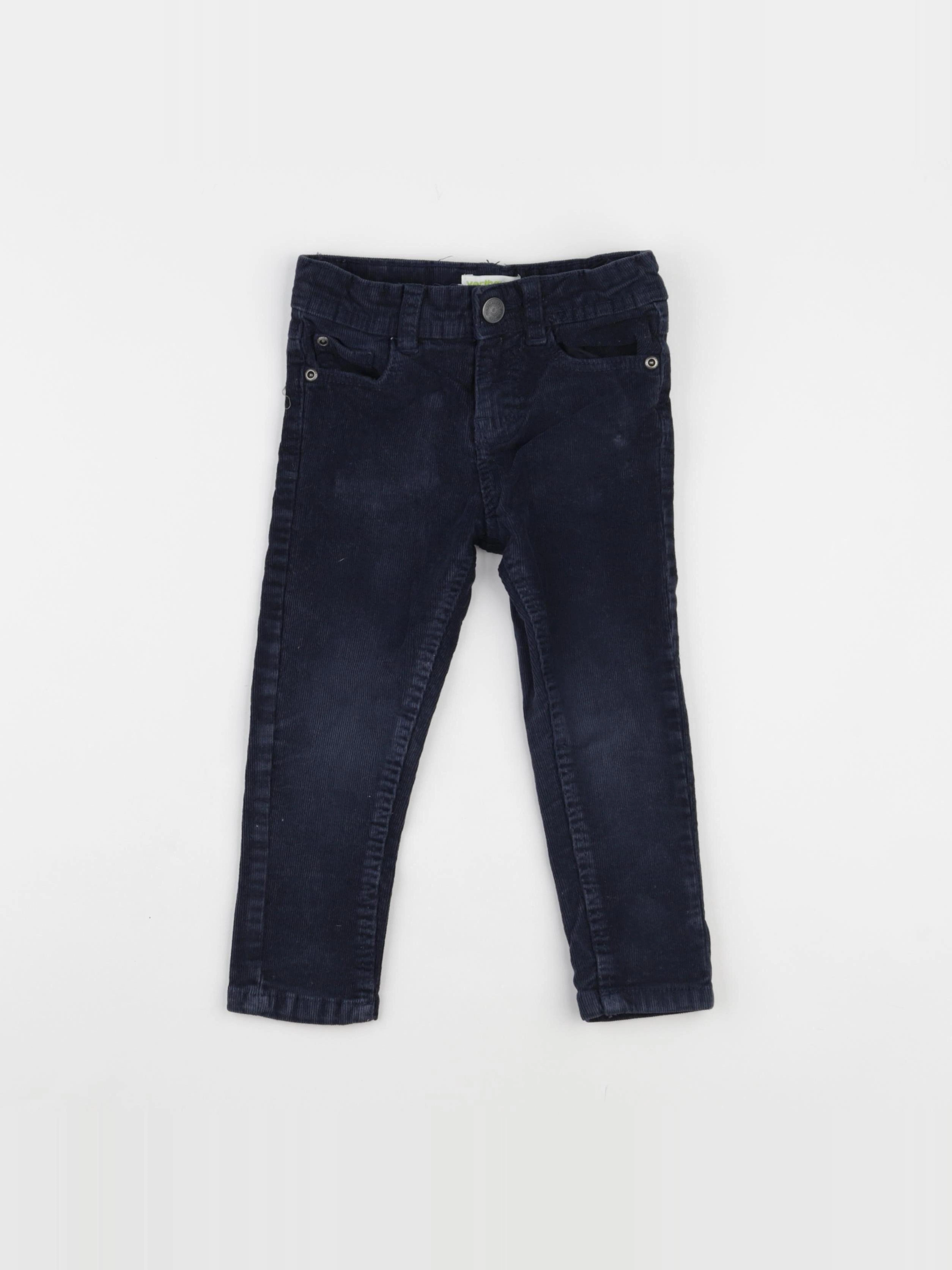 Vertbaudet - pantalon bleu - 2 ans