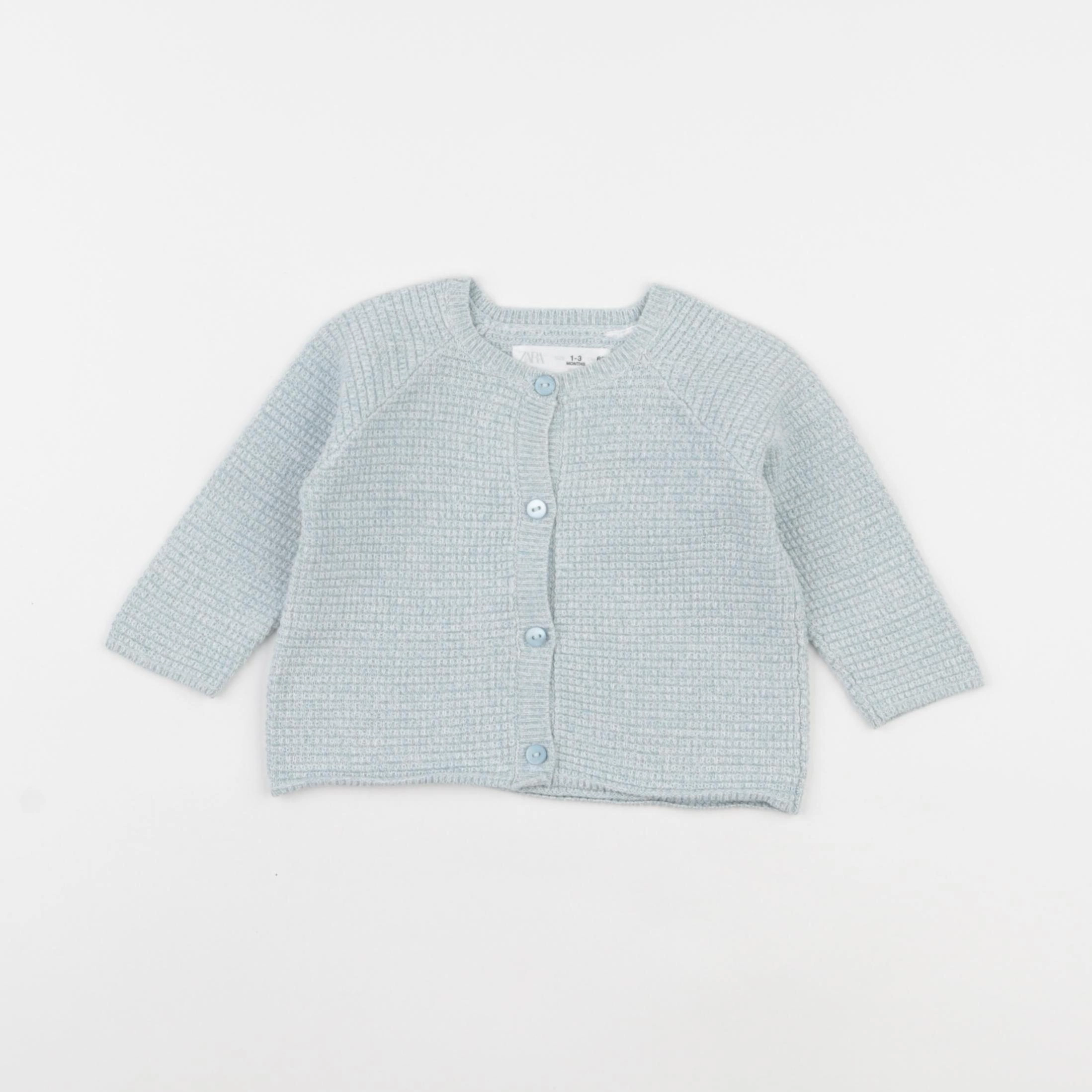 Zara - gilet bleu - 1/3 mois