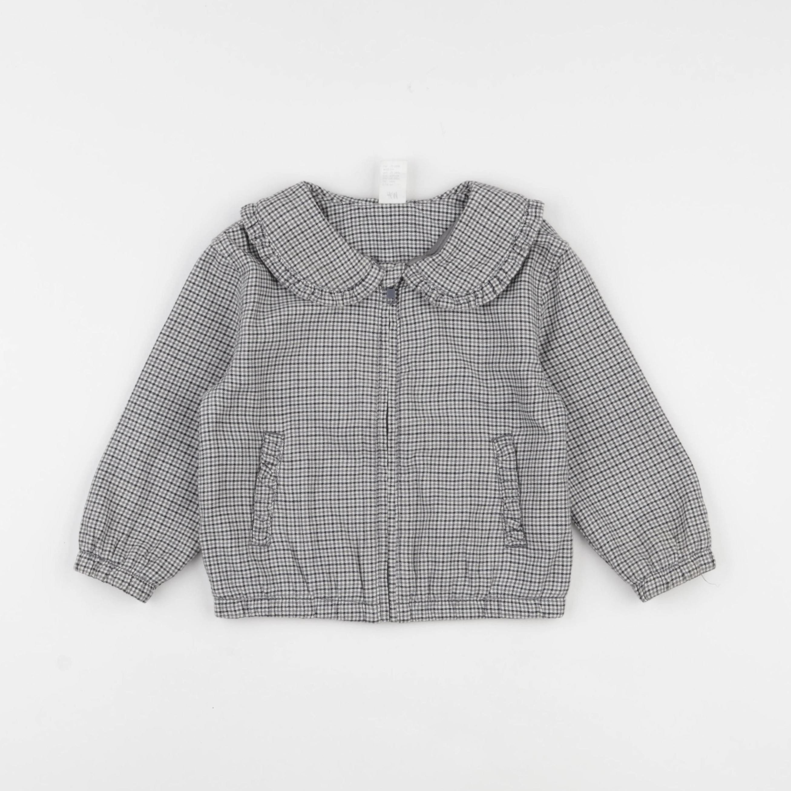 H&M - veste gris - 12/18 mois