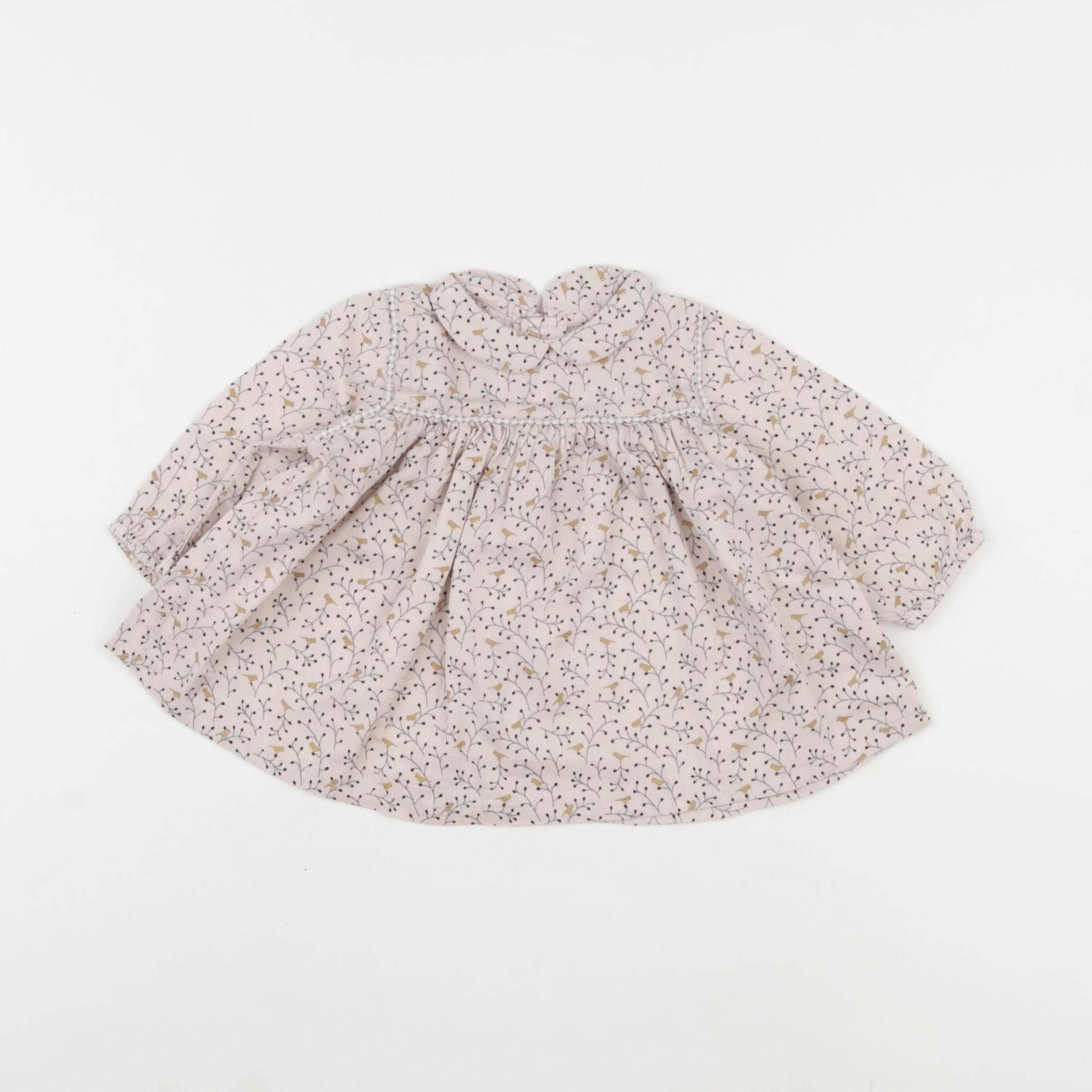 Boutchou - blouse beige - 6 mois