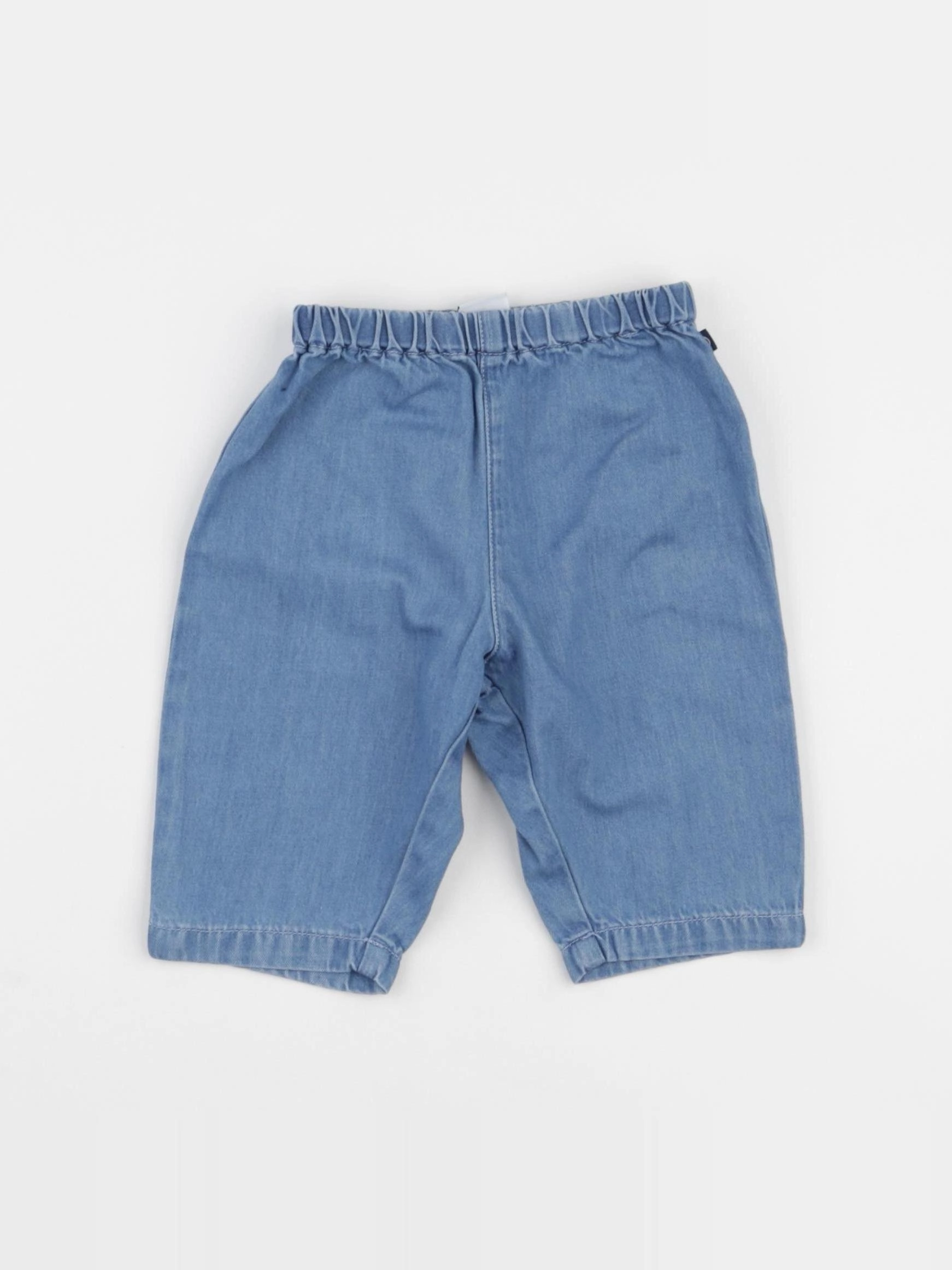 Petit Bateau - pantalon bleu - 6 mois