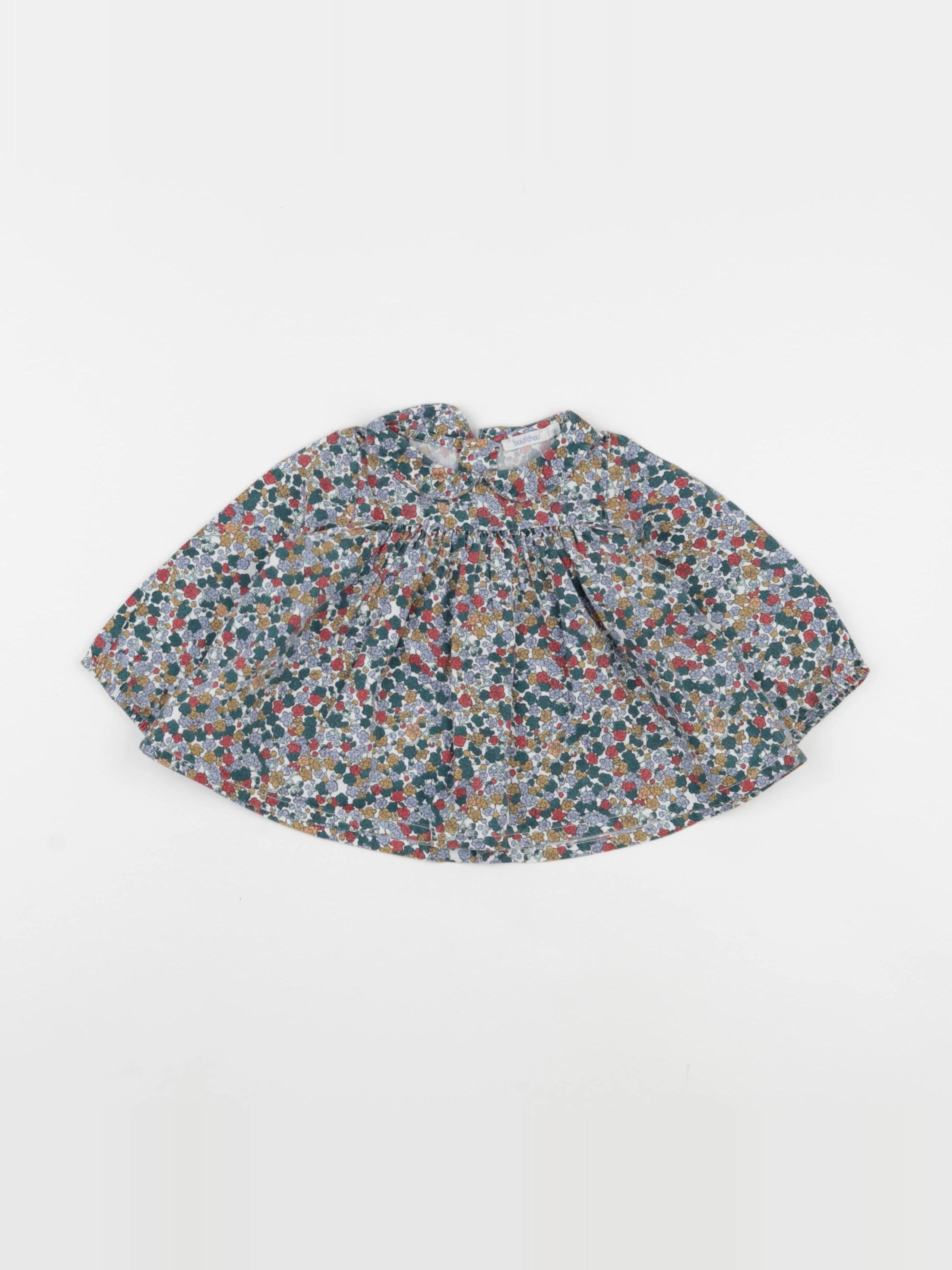 Boutchou - blouse multicolore - 6 mois