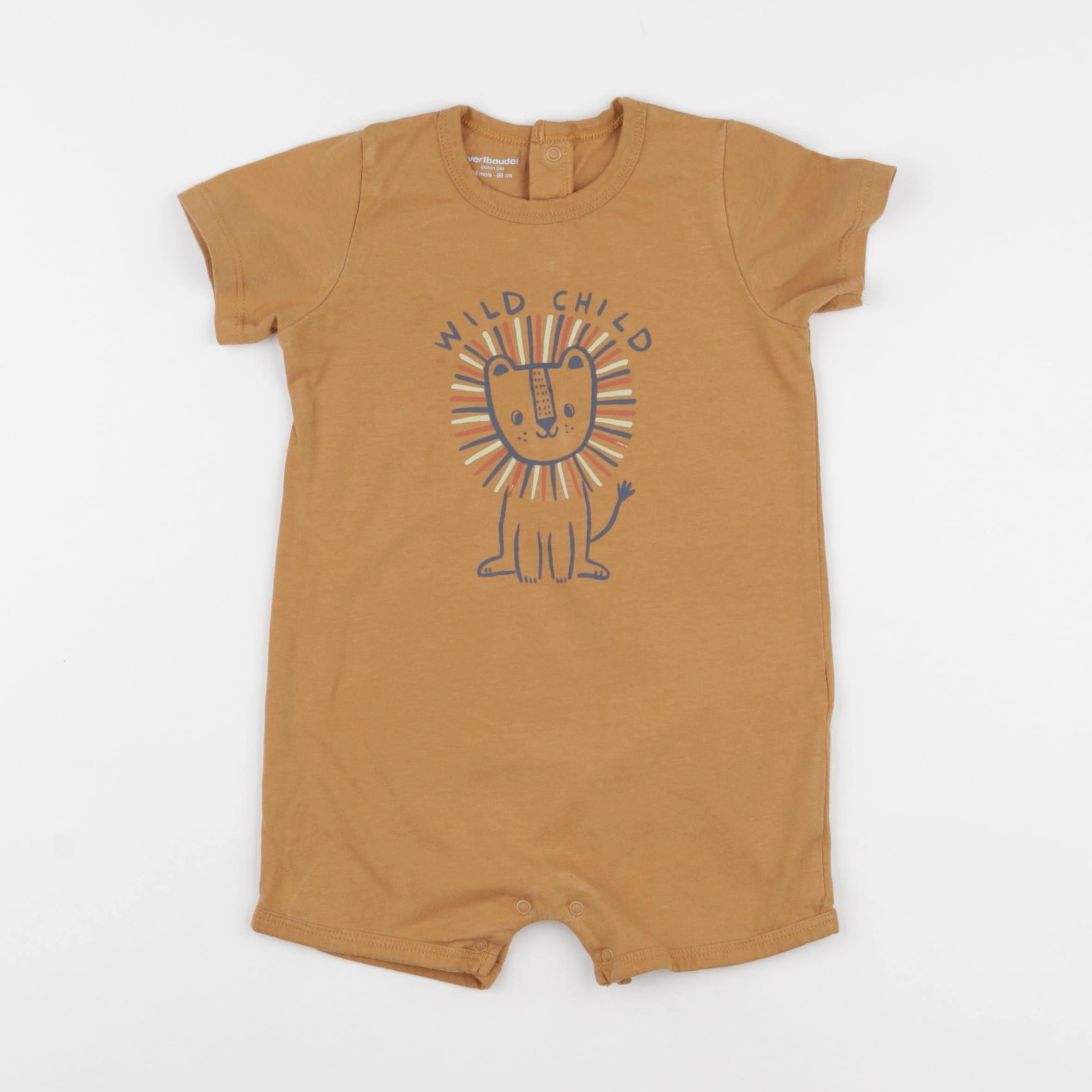 Vertbaudet - pyjama coton multicolore - 24 mois