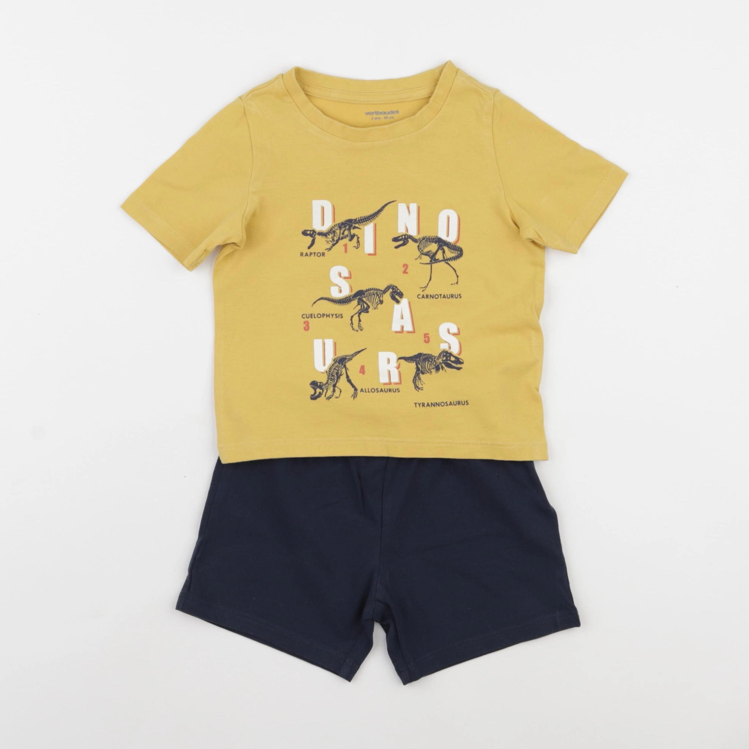 Vertbaudet - pyjama coton multicolore - 2 ans