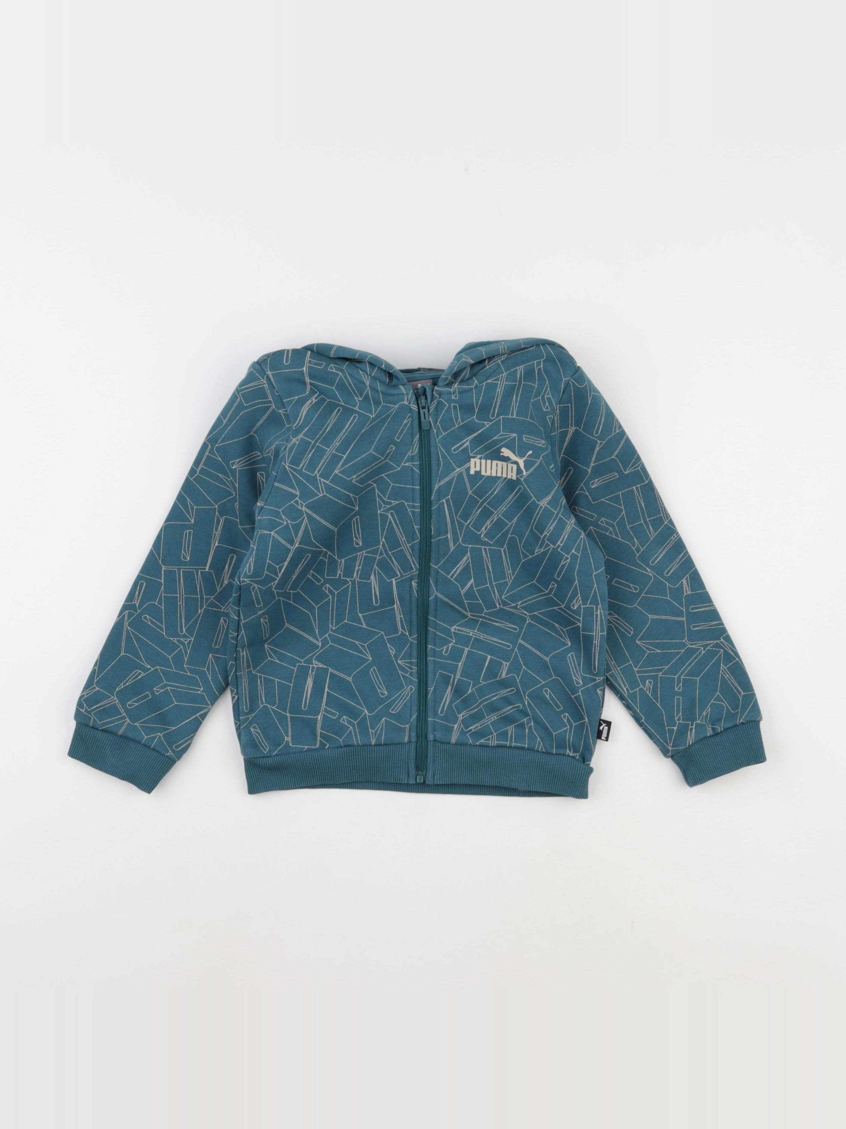Puma - sweat bleu - 2/3 ans
