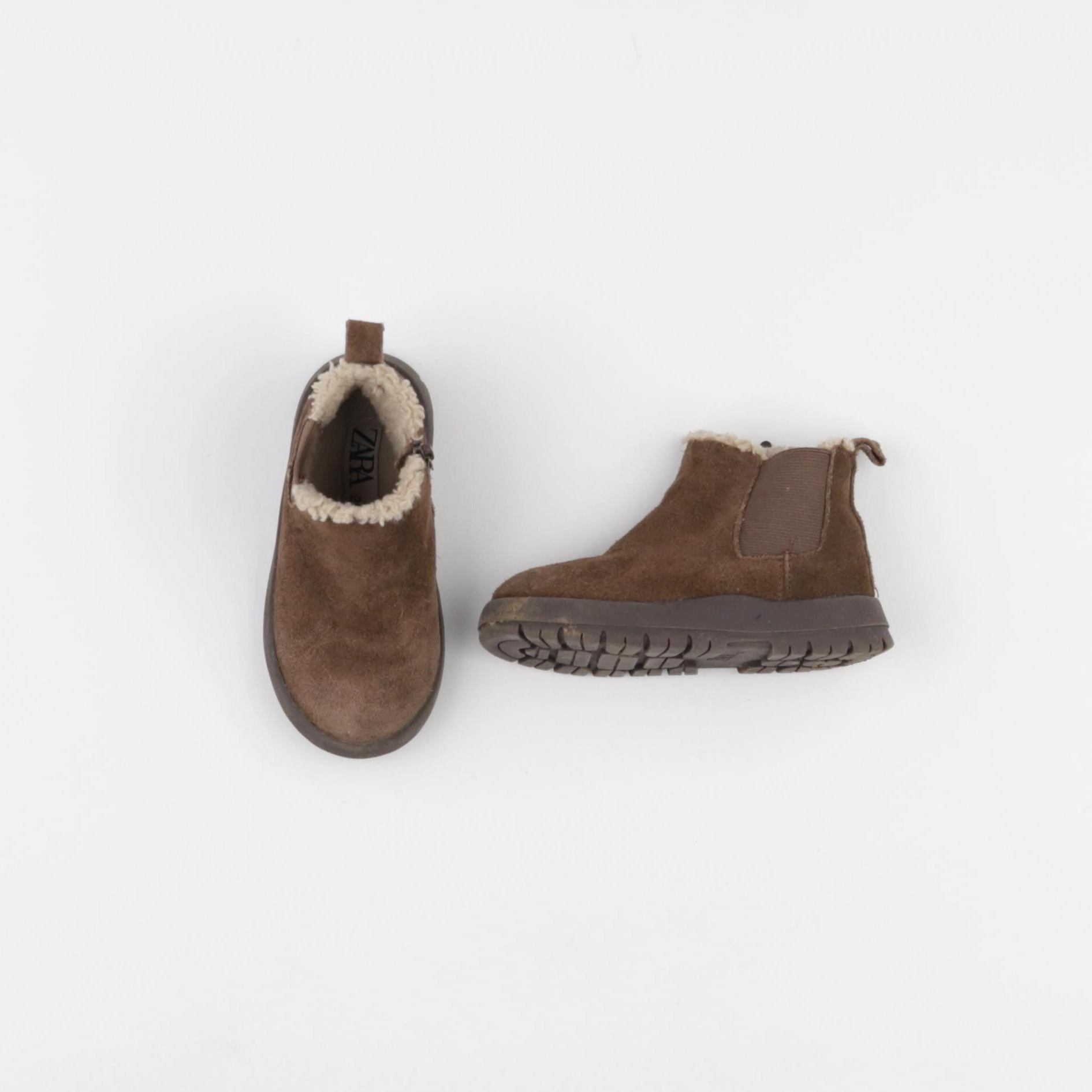 Zara - boots marron - pointure 23