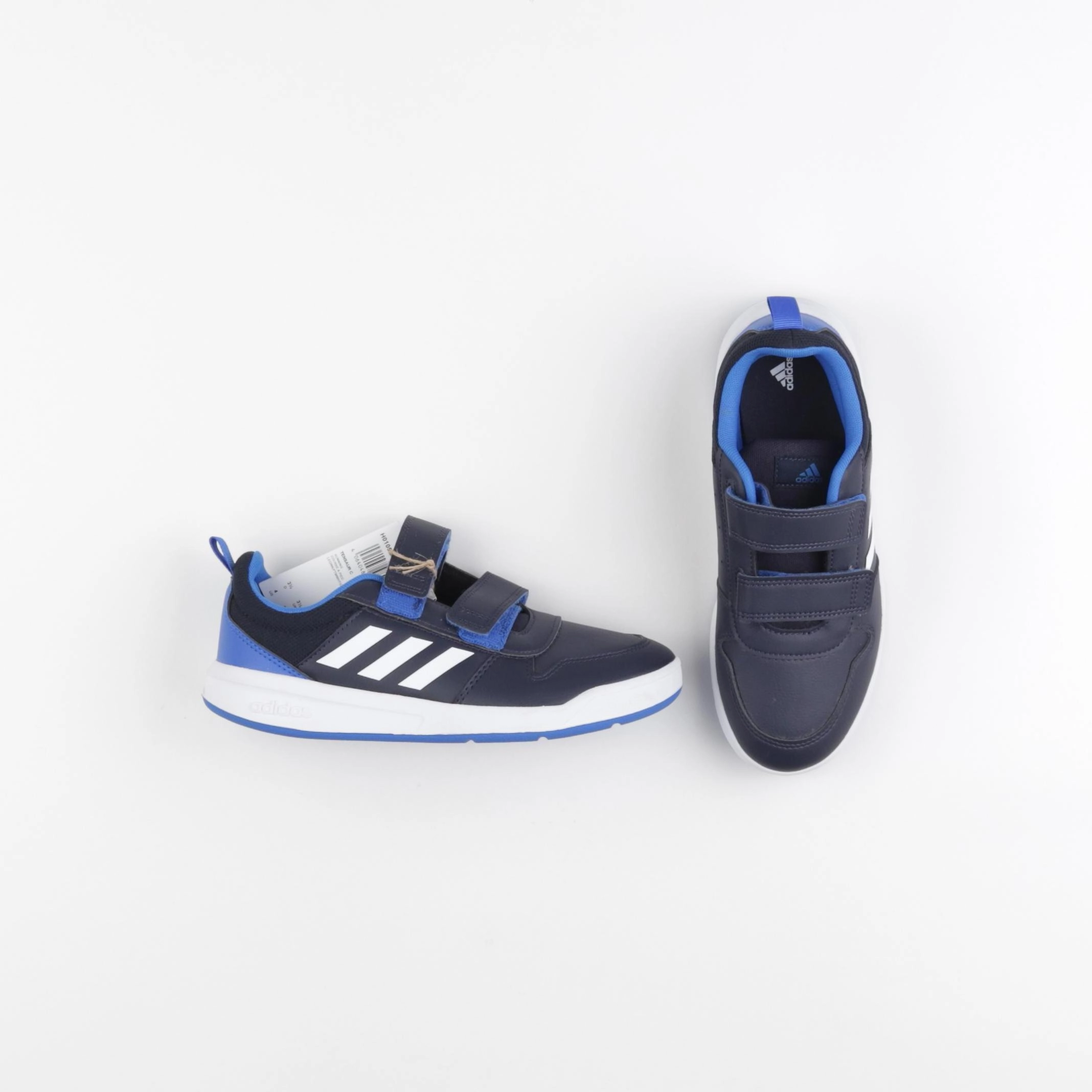 Adidas - tennis à scratch/ lacets bleu - pointure 36