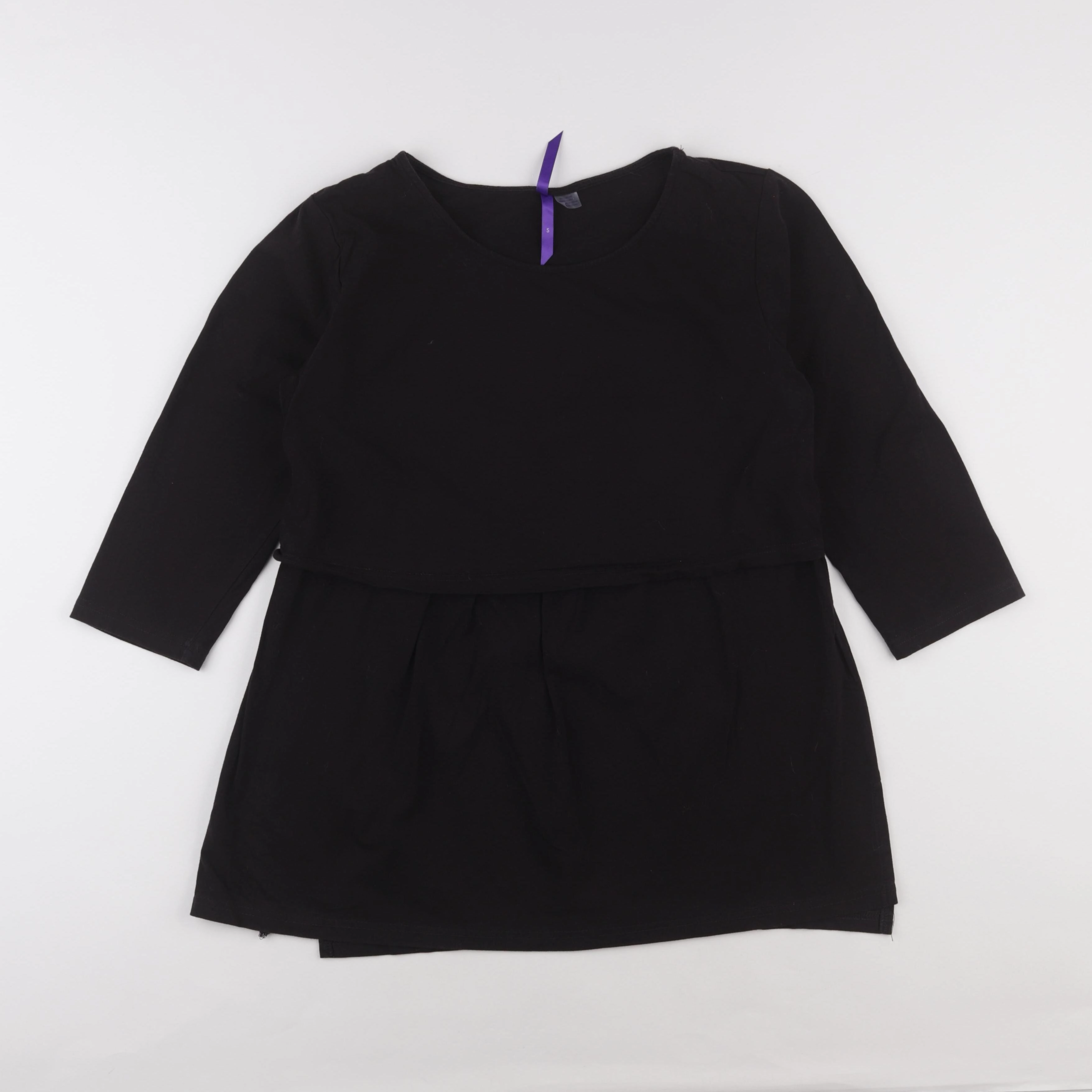 Seraphine - tee-shirt allaitement, grossesse noir - s