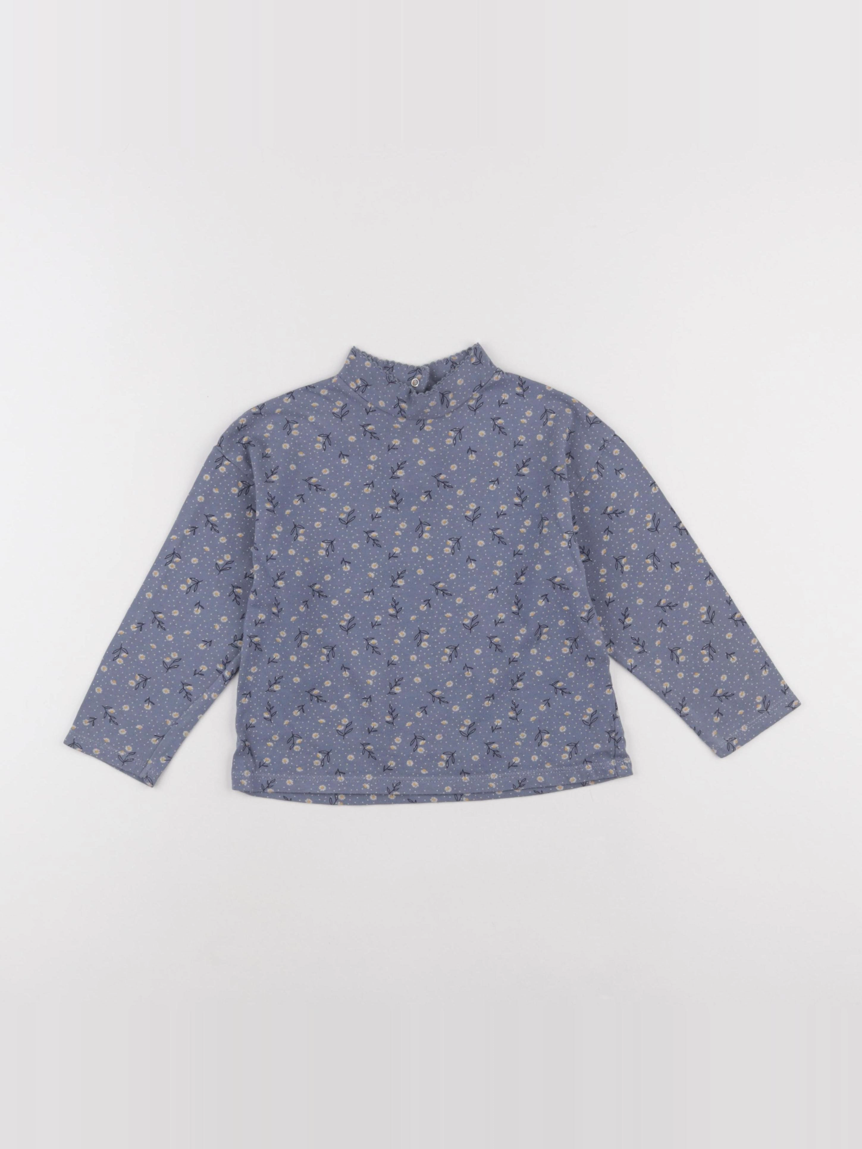 Vertbaudet - tee-shirt bleu - 6 ans