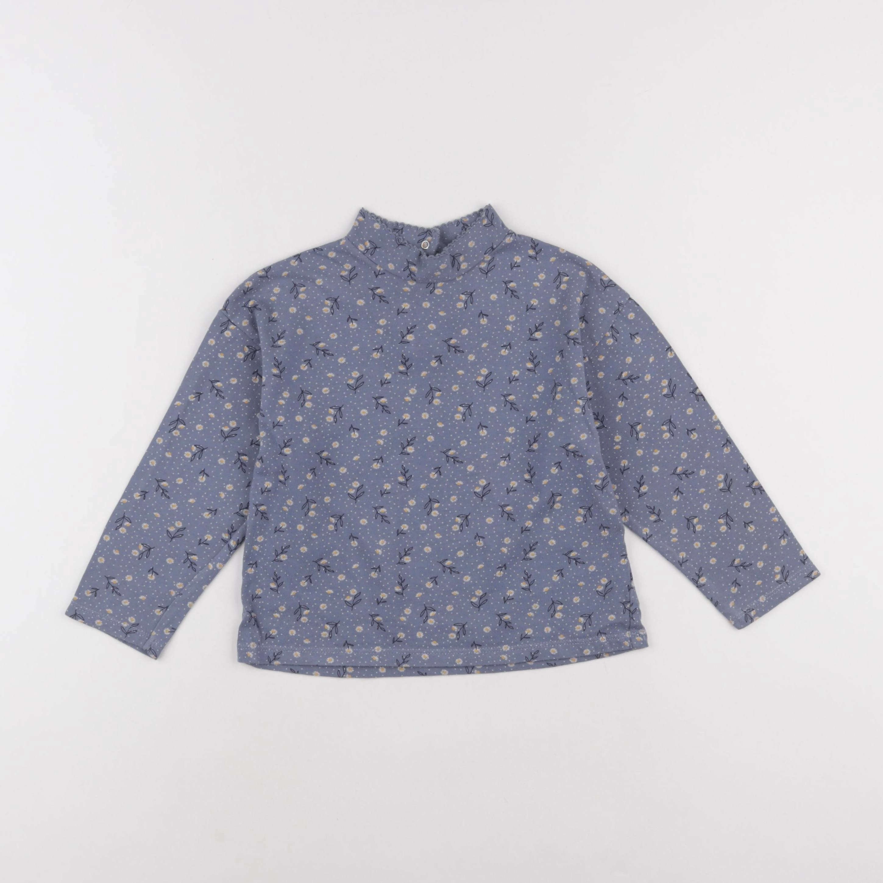 Vertbaudet - tee-shirt bleu - 6 ans