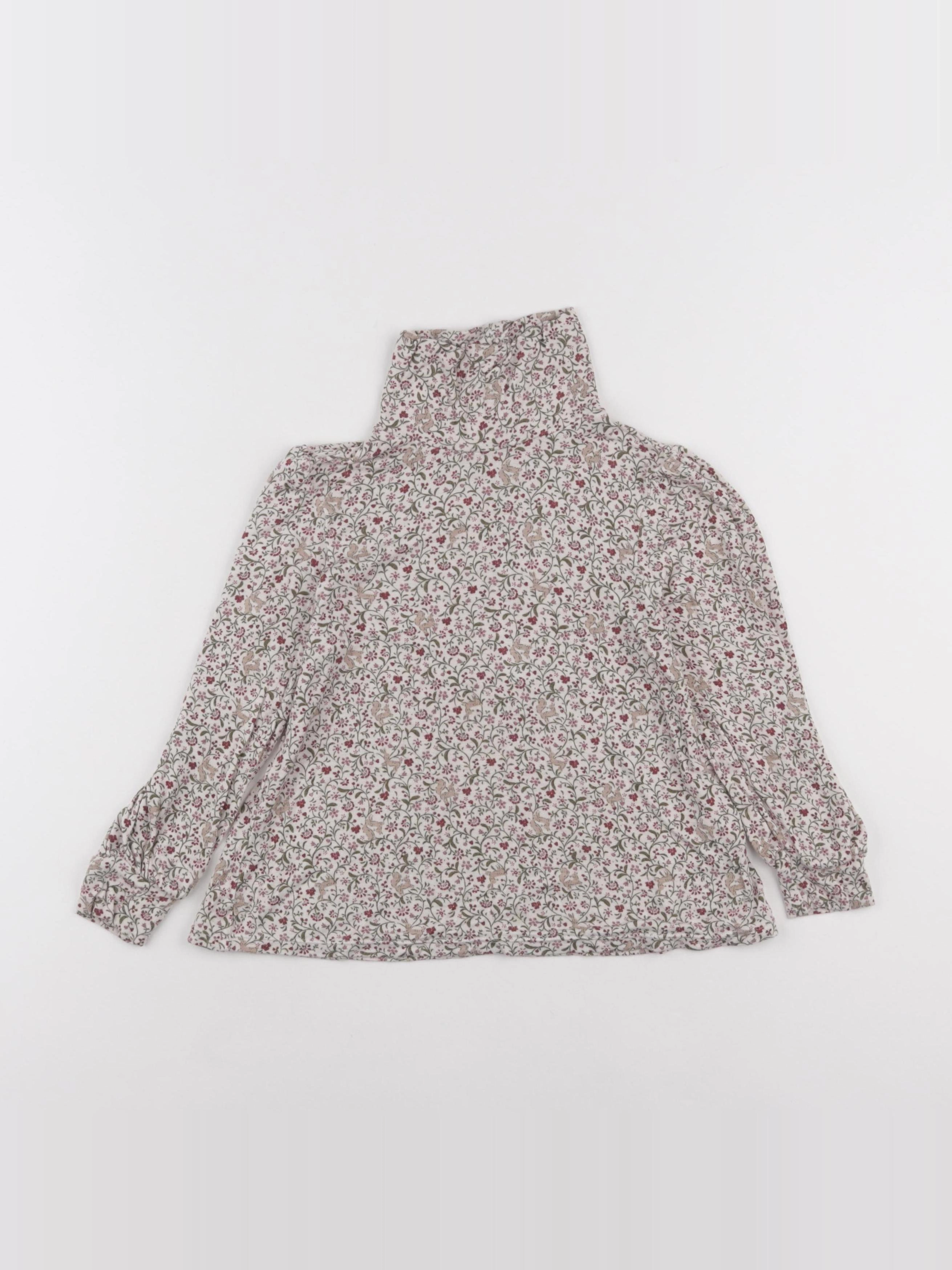 Vertbaudet - sous-pull beige - 5 ans