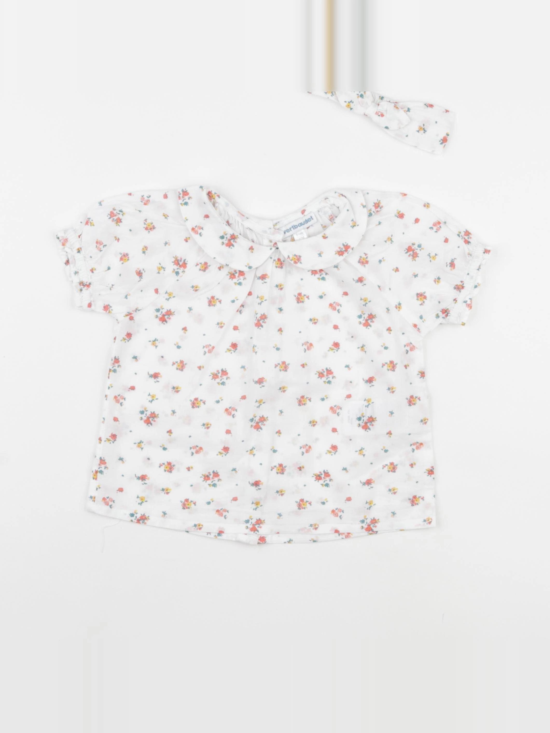 Vertbaudet - blouse blanc - 18 mois