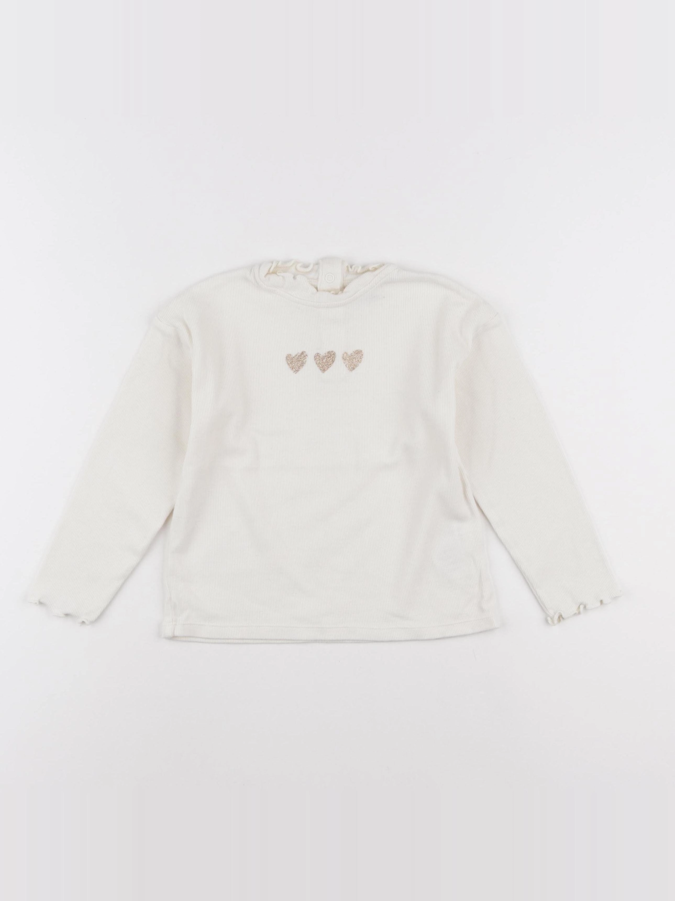 Vertbaudet - tee-shirt blanc - 5 ans