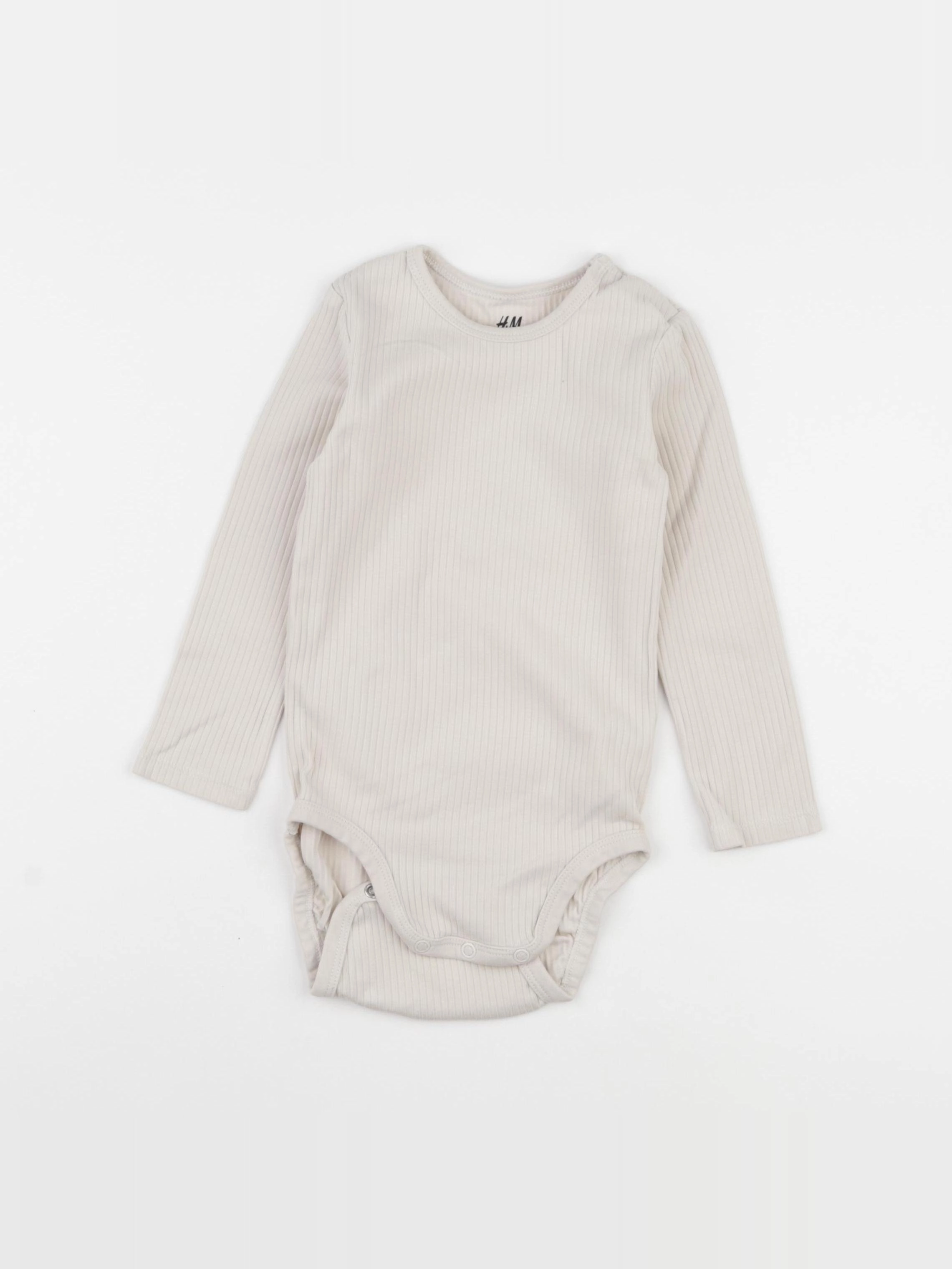 H&M - body beige - 1 an à 2 ans