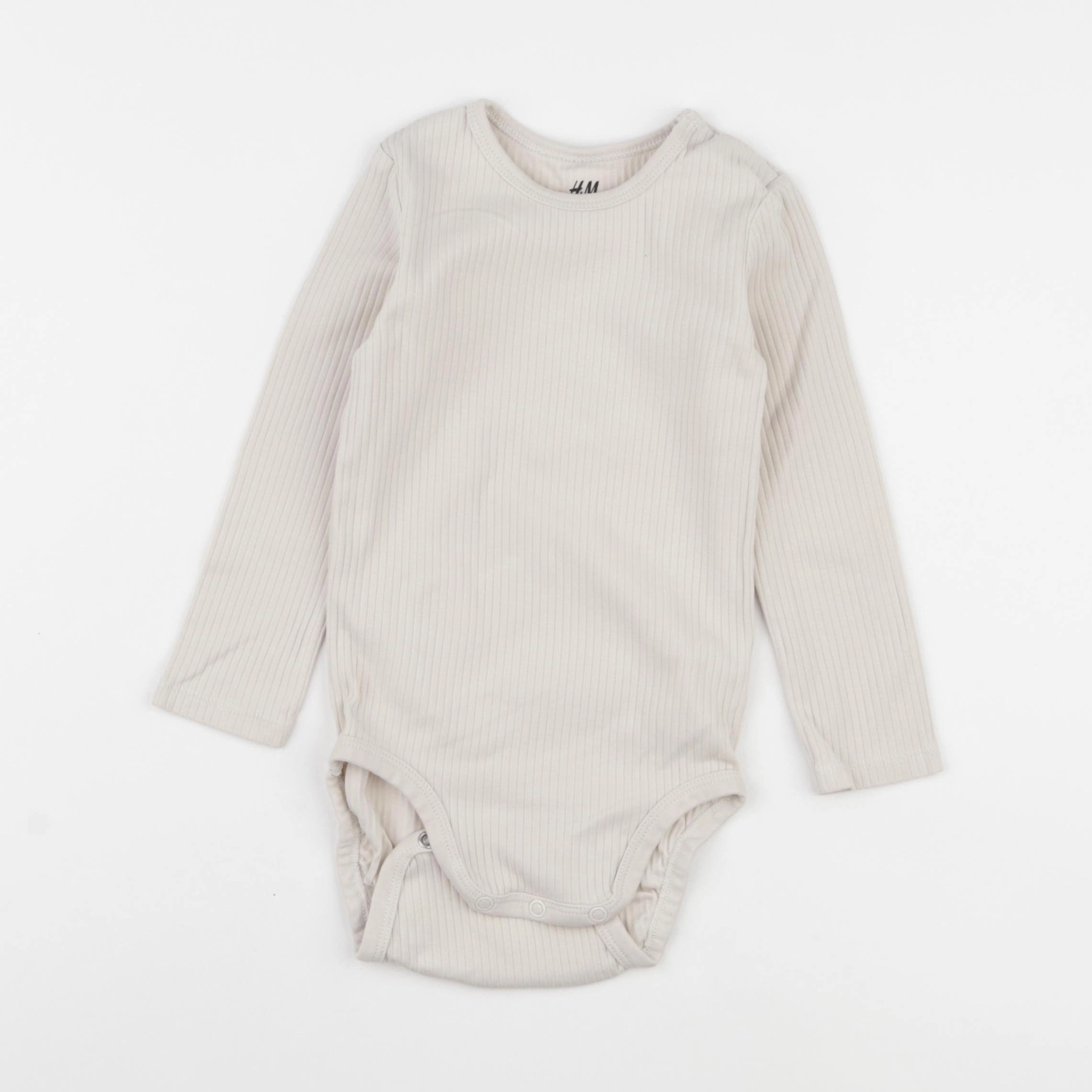 H&M - body beige - 1 an à 2 ans