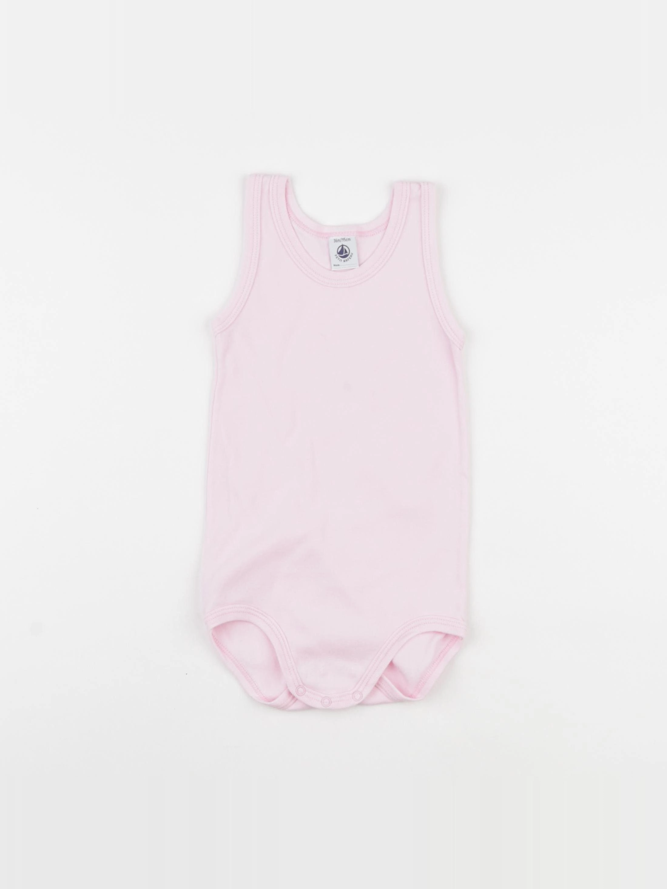 Petit Bateau - body rose - 36 mois