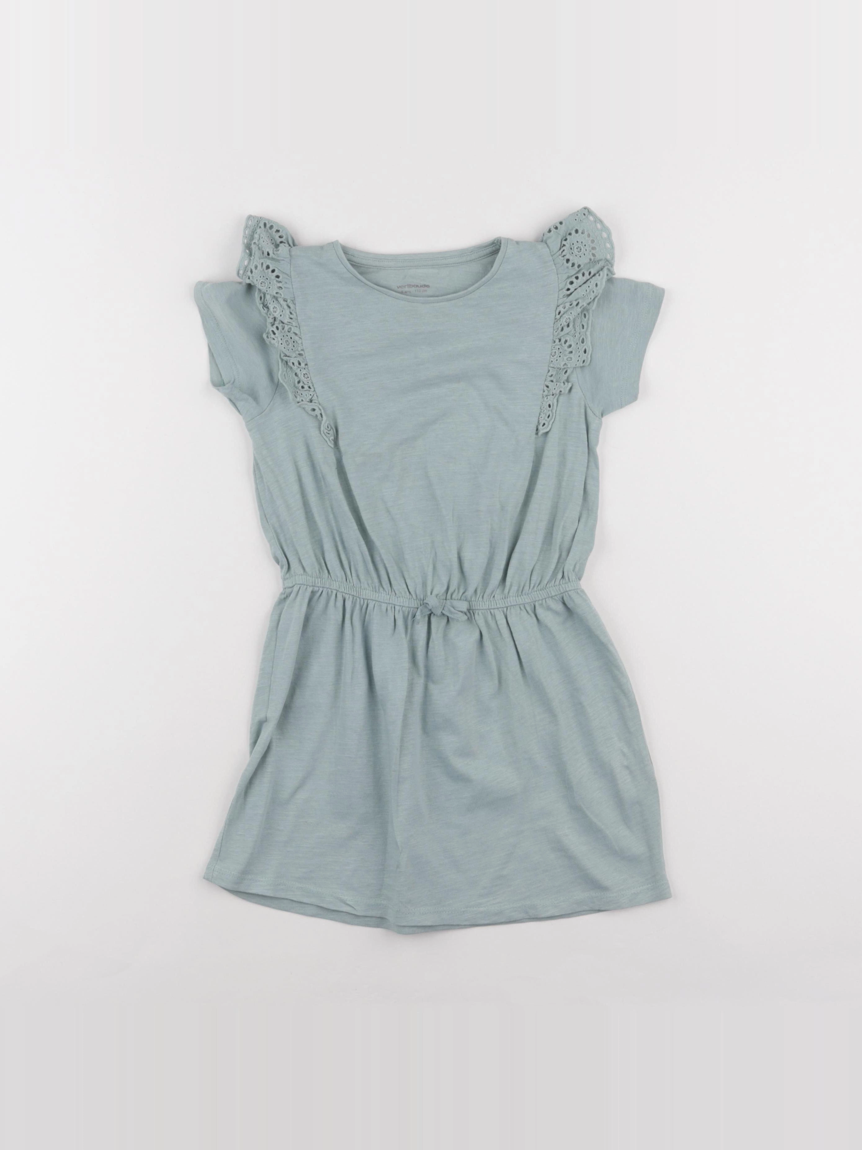 Vertbaudet - robe vert - 5 ans