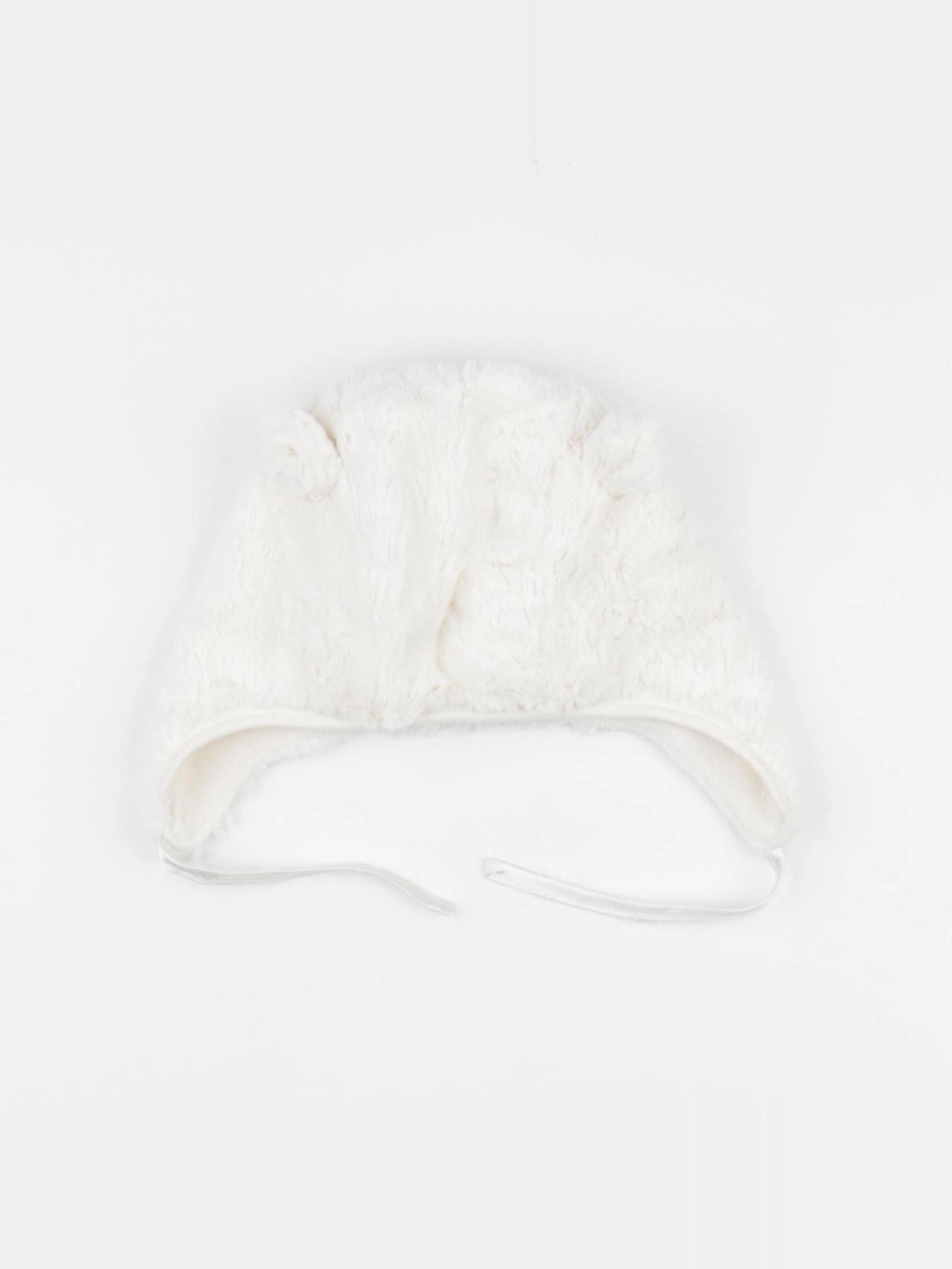 H&M - bonnet blanc - 12/18 mois