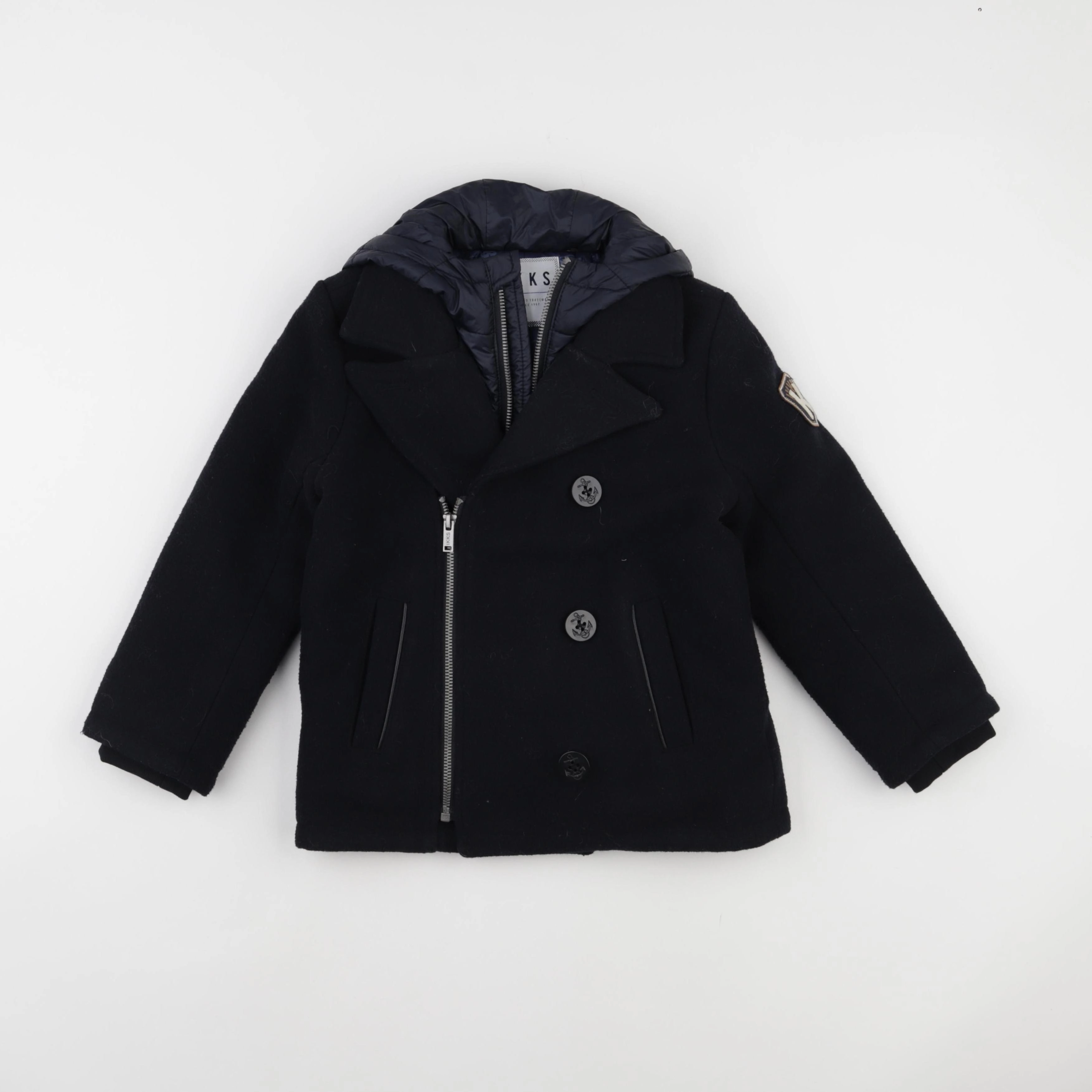 IKKS - manteau bleu - 5 ans