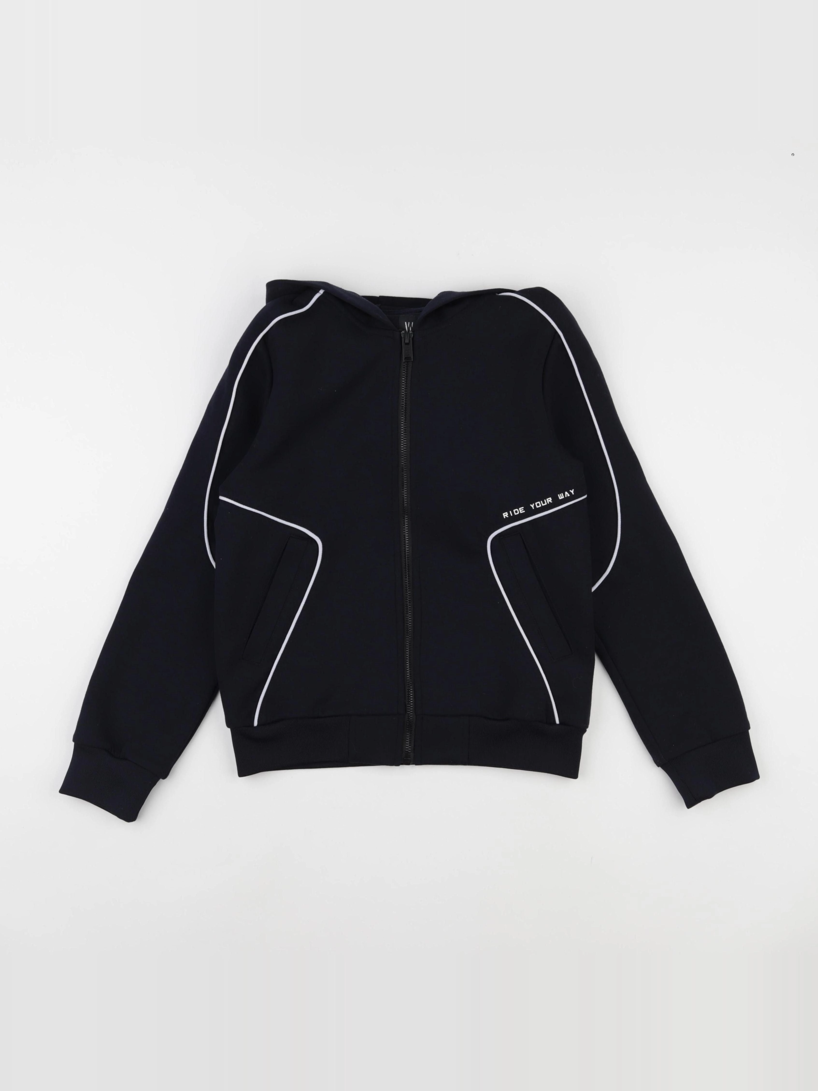 IKKS - sweat bleu - 10 ans