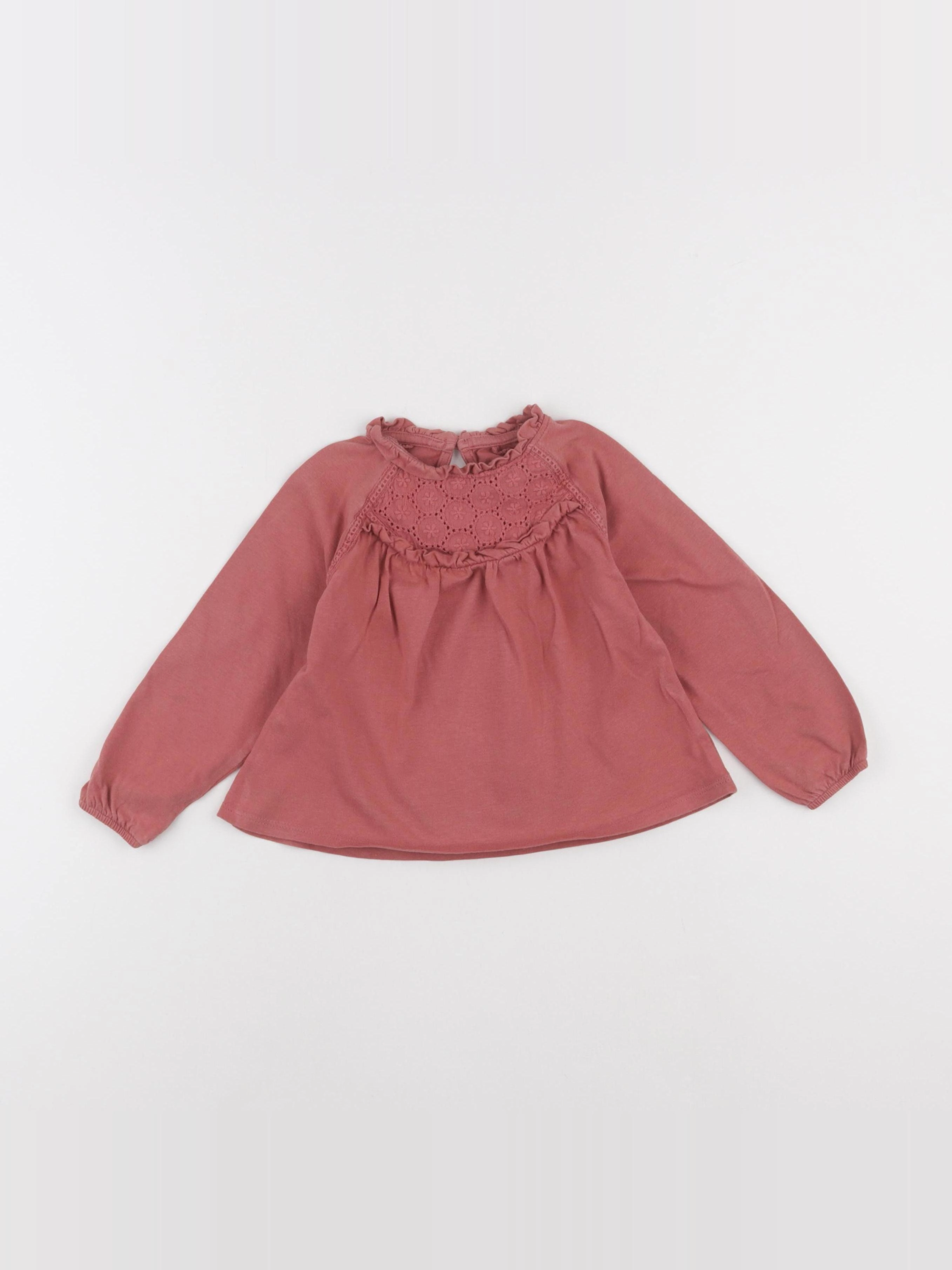 Vertbaudet - tee-shirt rose - 2 ans