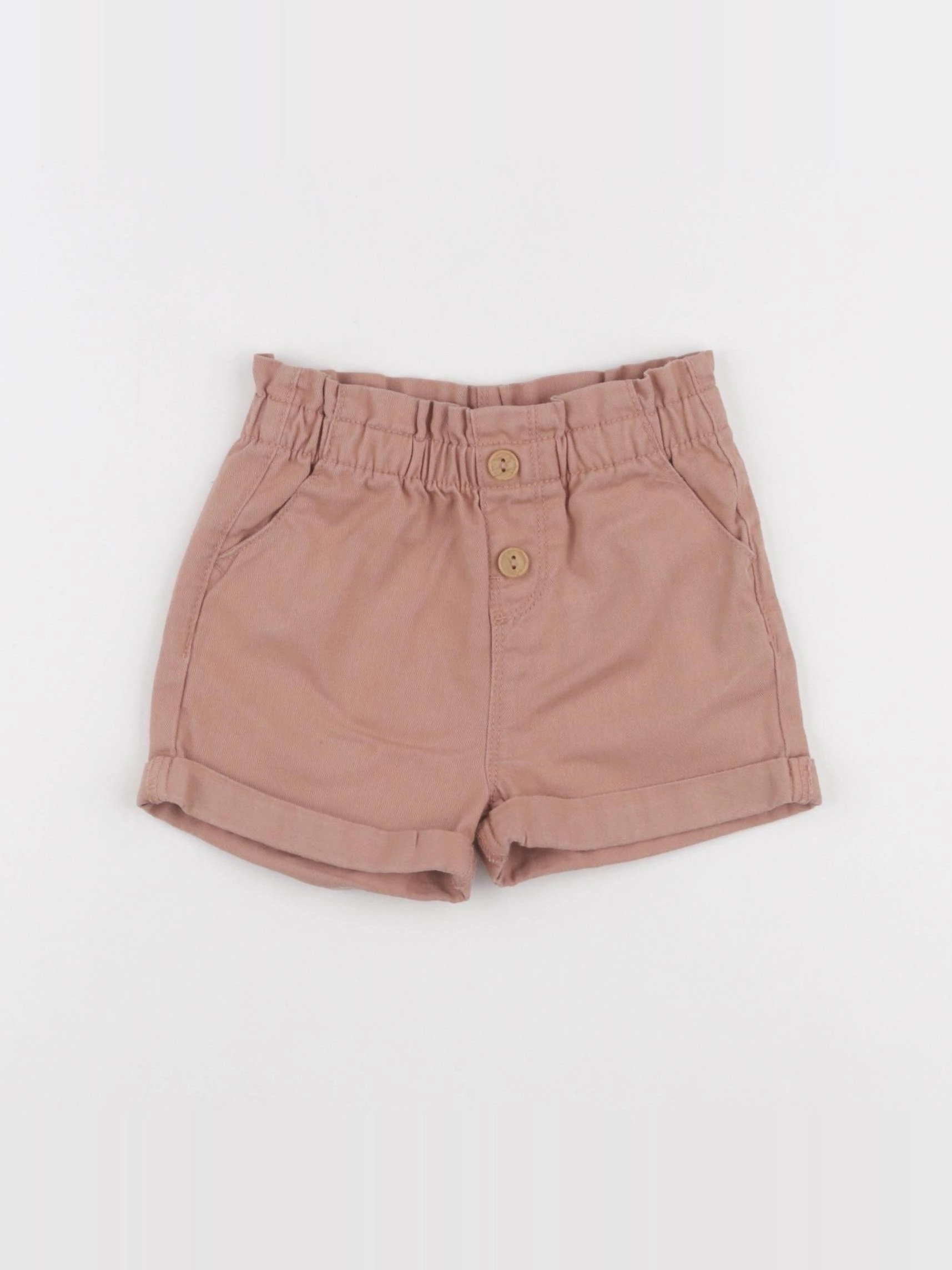 Vertbaudet - short rose - 24 mois