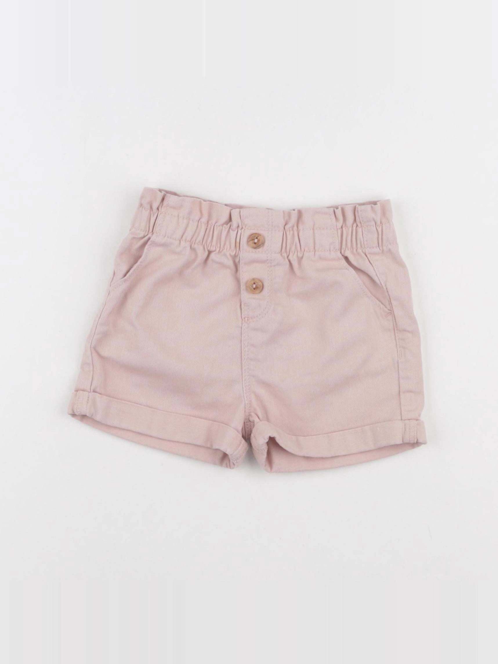 Vertbaudet - short rose - 24 mois
