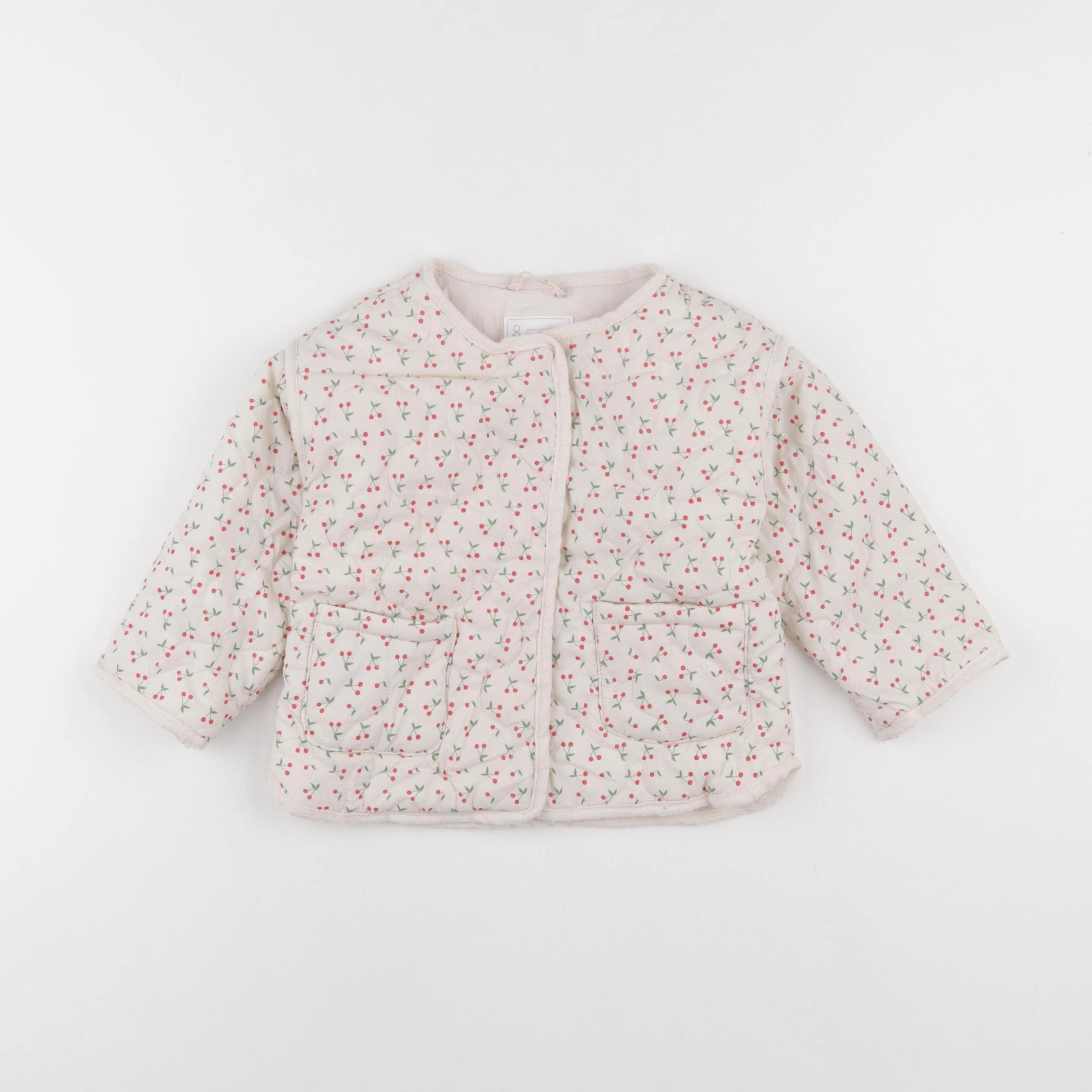 Vertbaudet - doudoune blanc - 2 ans